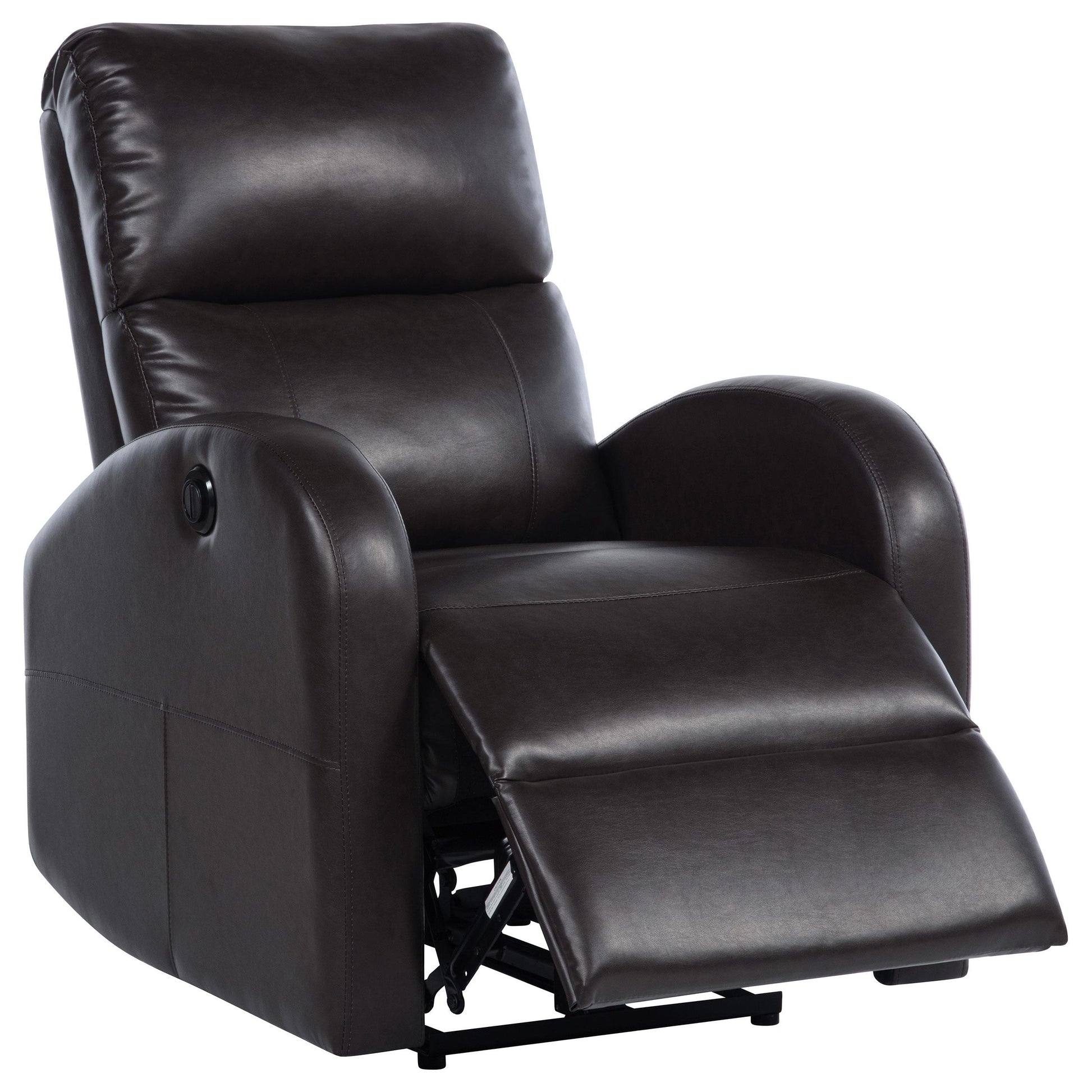  Coaster Furniture Grant 601500P Upholstered Power Recliner Chair - Brown IMAGE 2
