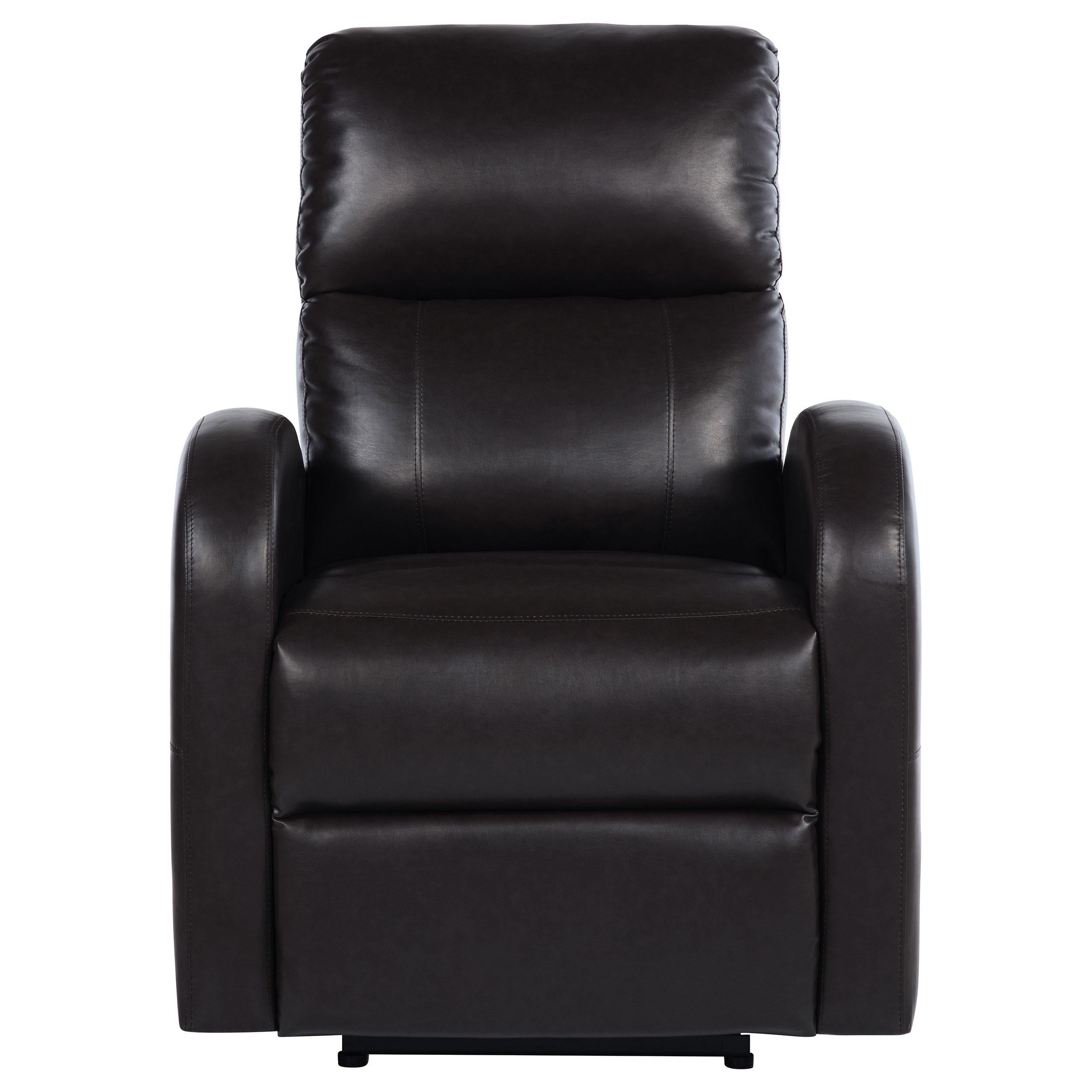  Coaster Furniture Grant 601500P Upholstered Power Recliner Chair - Brown IMAGE 4