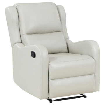  Coaster Furniture Kelsey 609373 Upholstered English Arm Recliner Chair - Ivory IMAGE 1