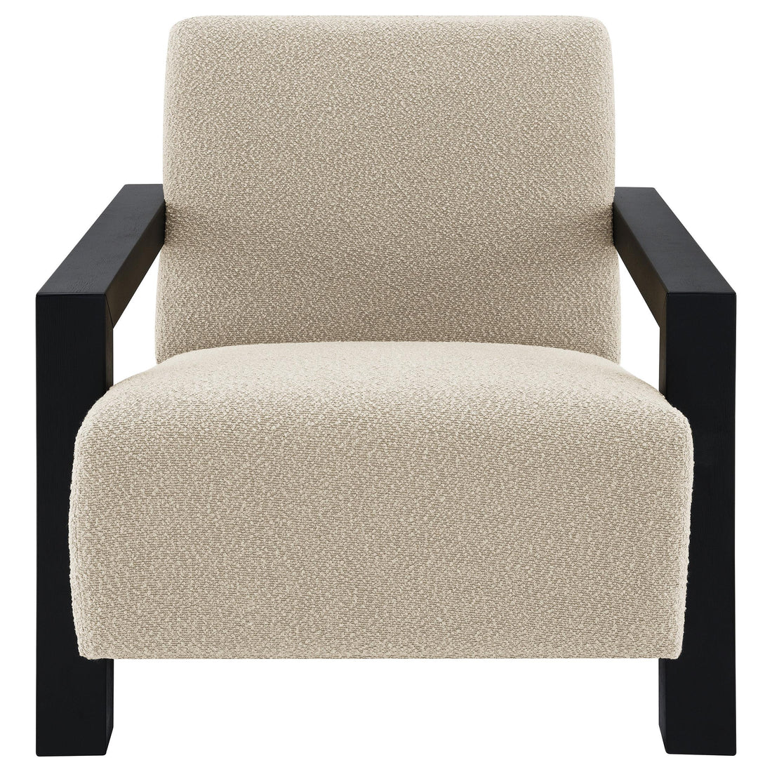  Coaster Furniture Fitzroy 903095 Boucle Upholstered Accent Arm Chair - Latte IMAGE 1