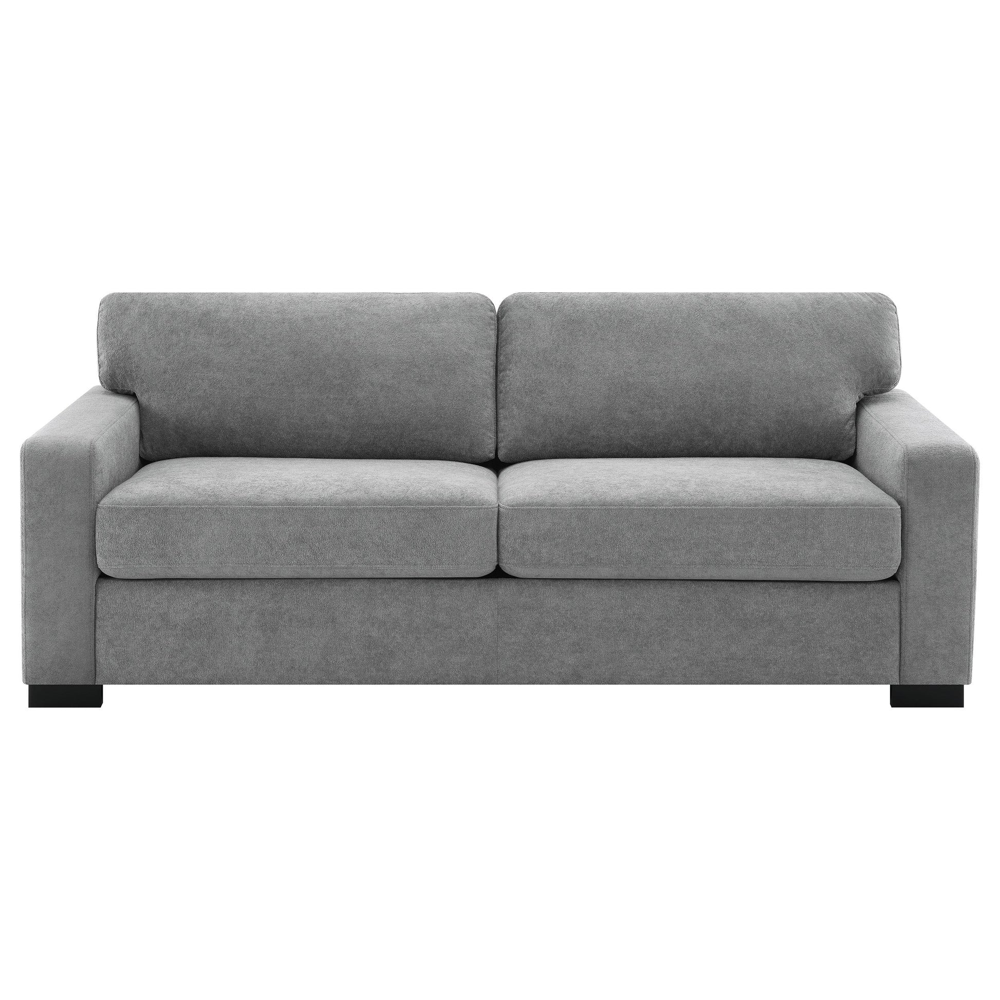  Coaster Furniture Simpson 360050 Upholstered Sofa Sleeper with Queen Mattress - Grey IMAGE 3
