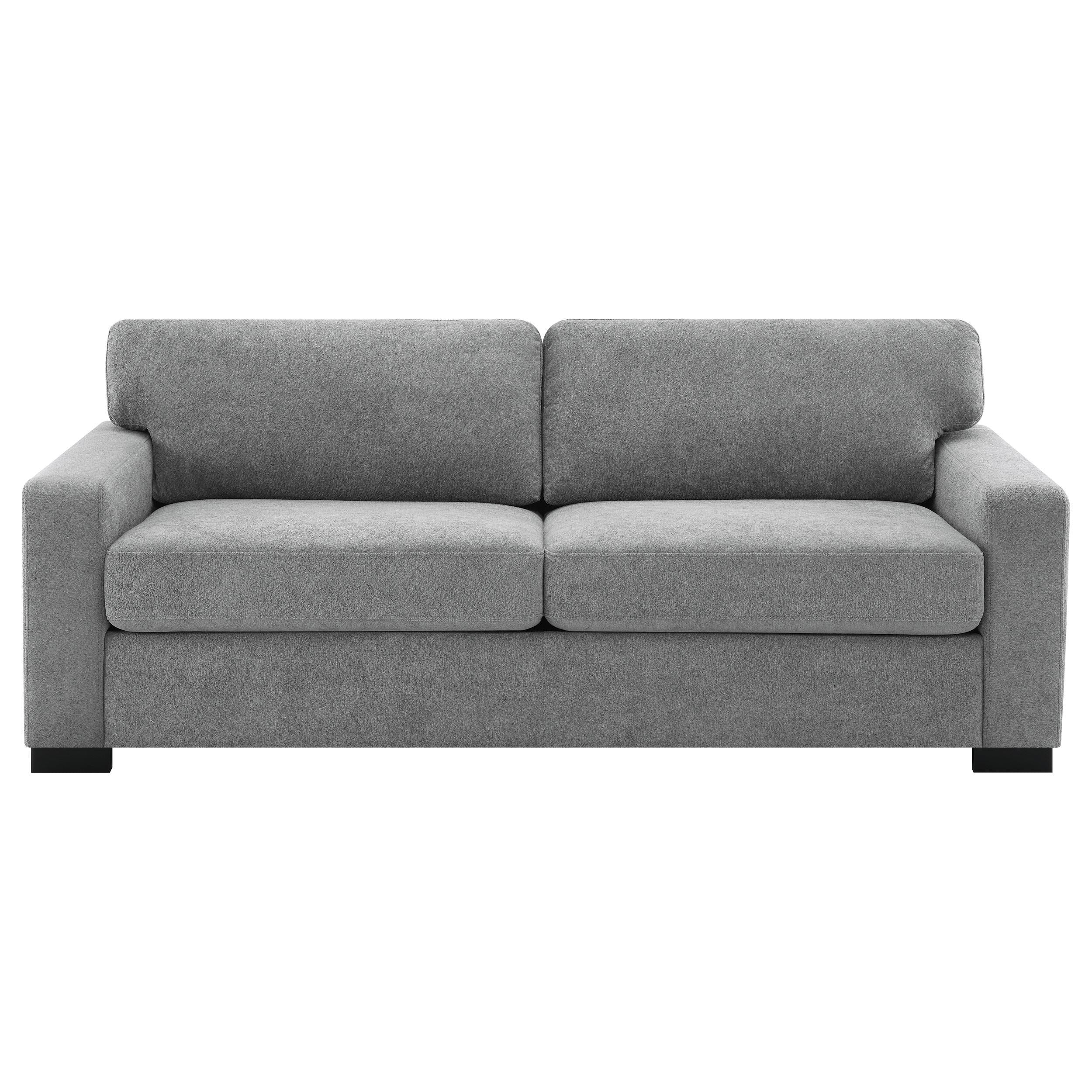  Coaster Furniture Simpson 360050 Upholstered Sofa Sleeper with Queen Mattress - Grey IMAGE 3