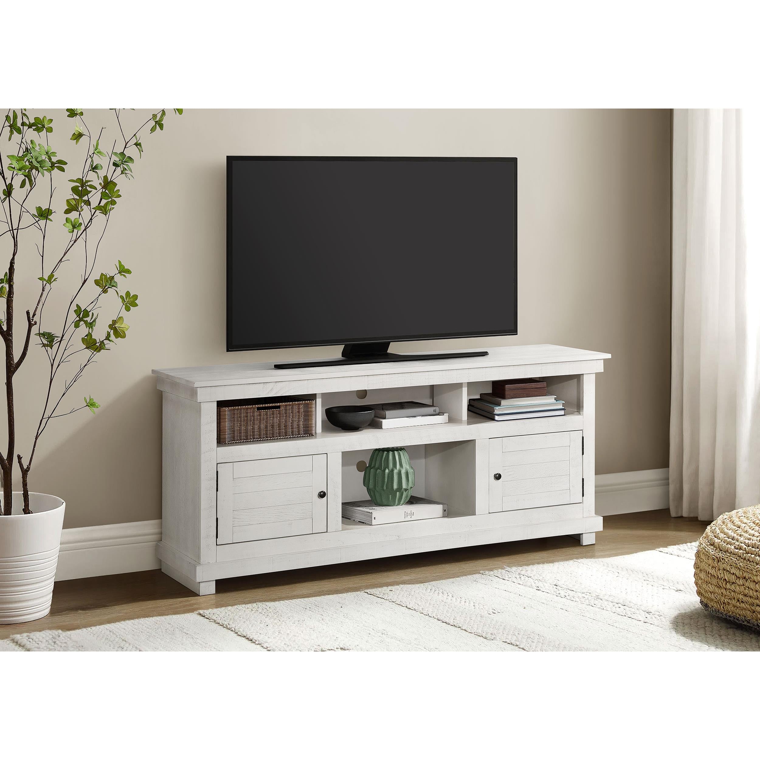  Coaster Furniture Payne 710052 60-inch TV Stand Media Console - Distressed White IMAGE 11