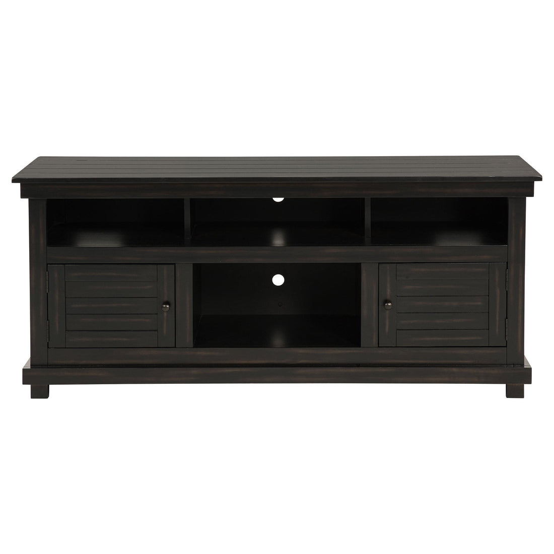  Coaster Furniture Payne 710062 60-inch TV Stand Media Console - Distressed Java IMAGE 1