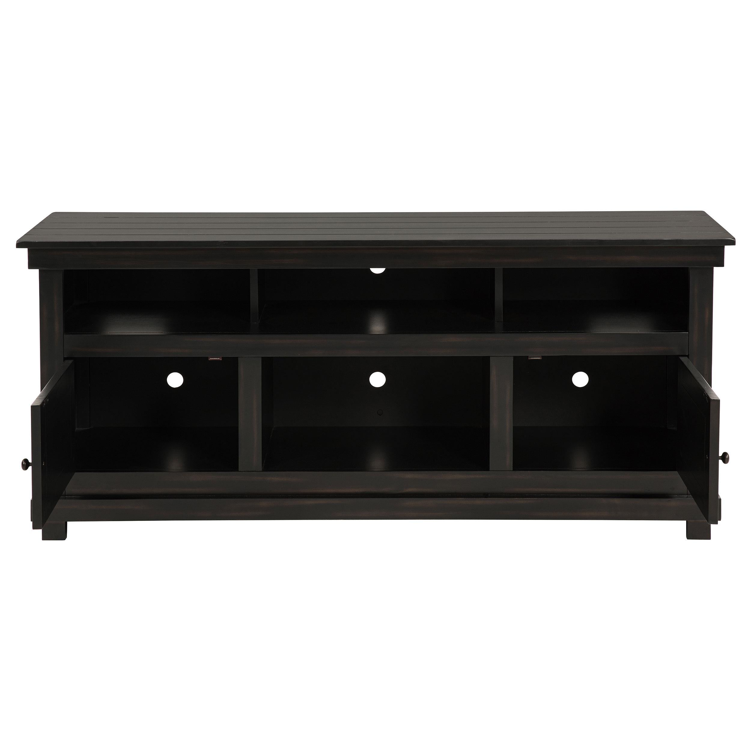  Coaster Furniture Payne 710062 60-inch TV Stand Media Console - Distressed Java IMAGE 3