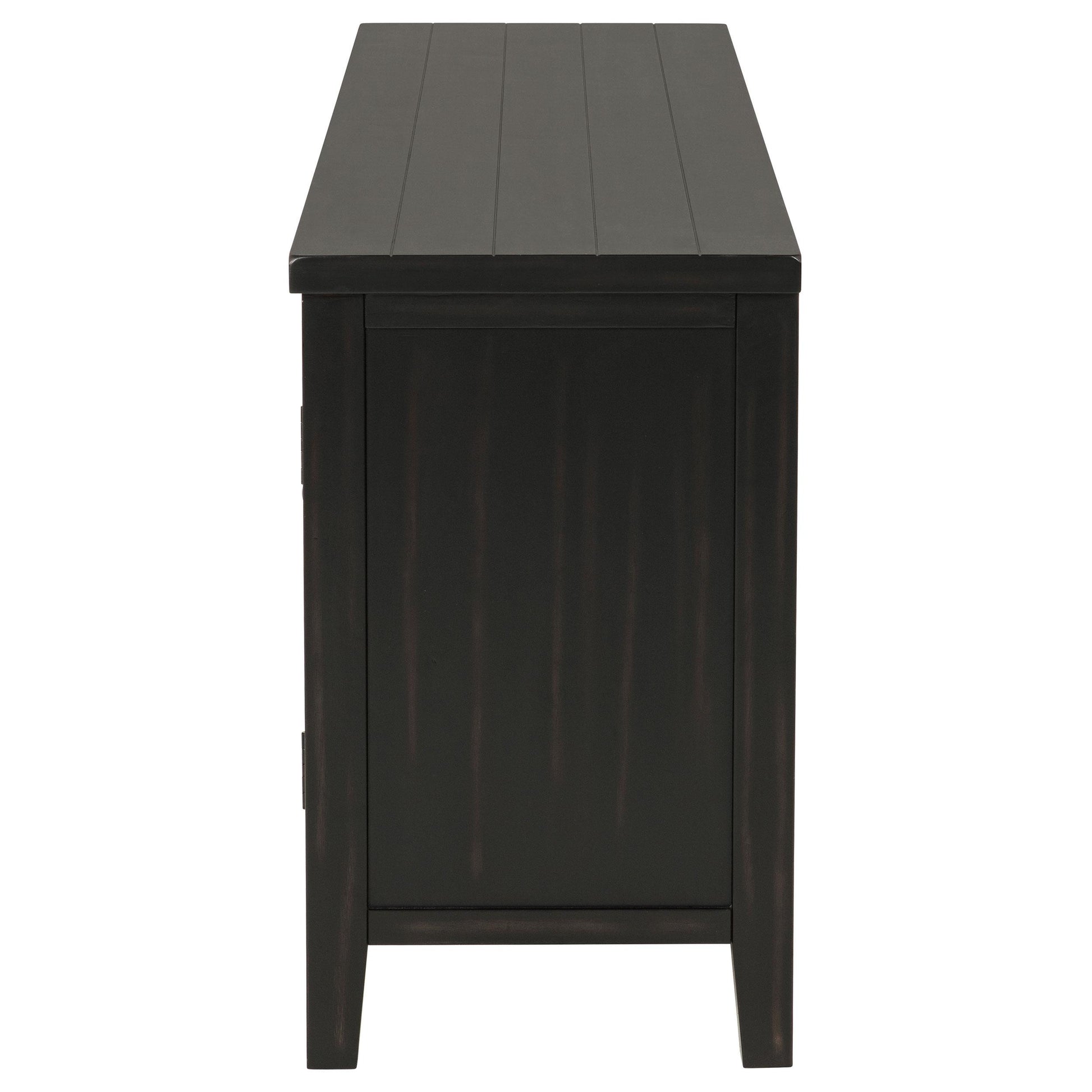  Coaster Furniture Concord 701782 2-door 60-inch TV Stand Console - Distressed Java IMAGE 5