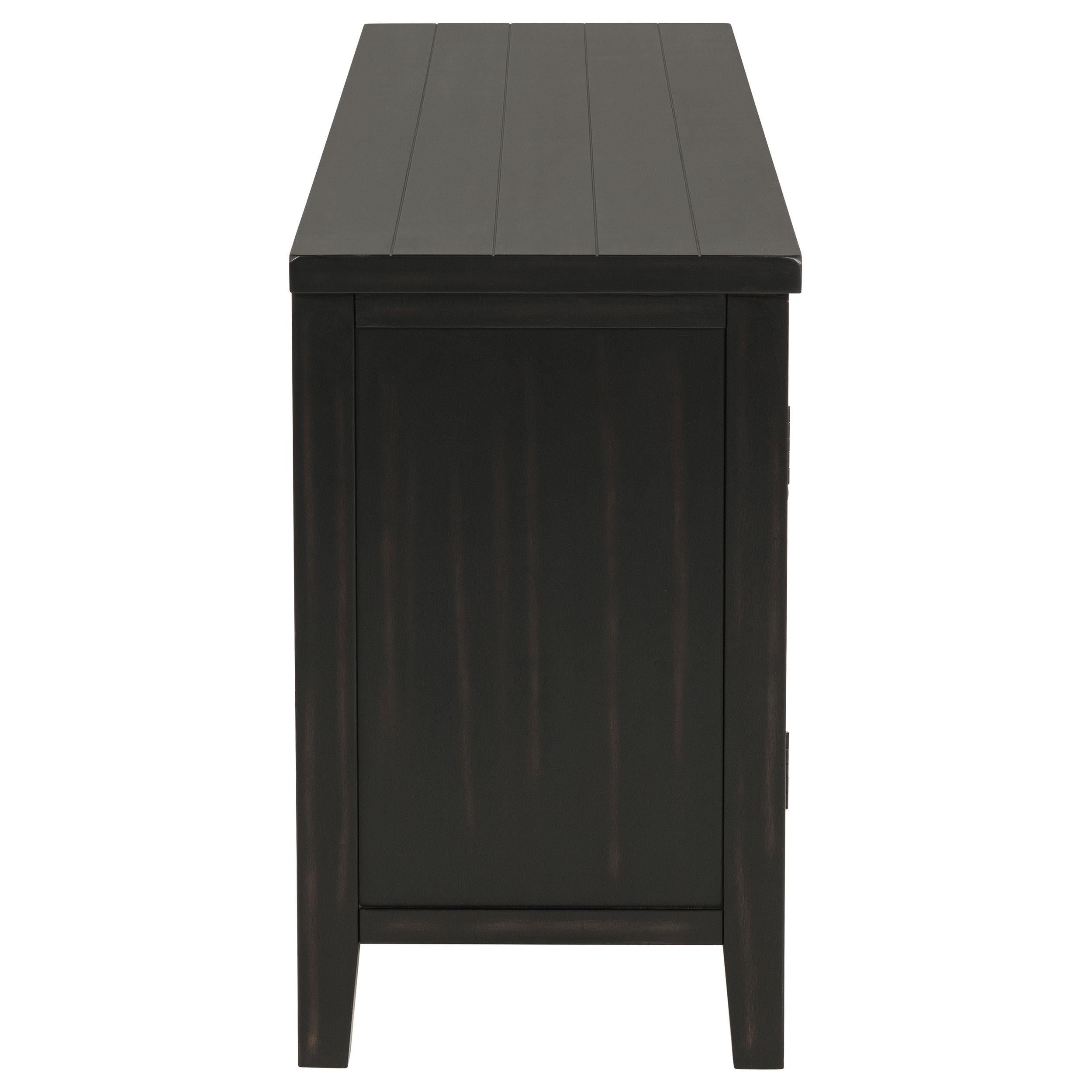  Coaster Furniture Concord 701782 2-door 60-inch TV Stand Console - Distressed Java IMAGE 9