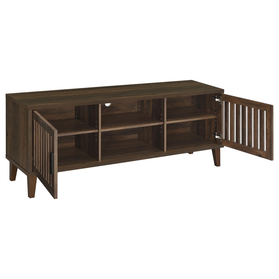  Coaster Furniture Sedona 701982 2-door Engineered Wood 60" TV Stand - Dark Pine IMAGE 1
