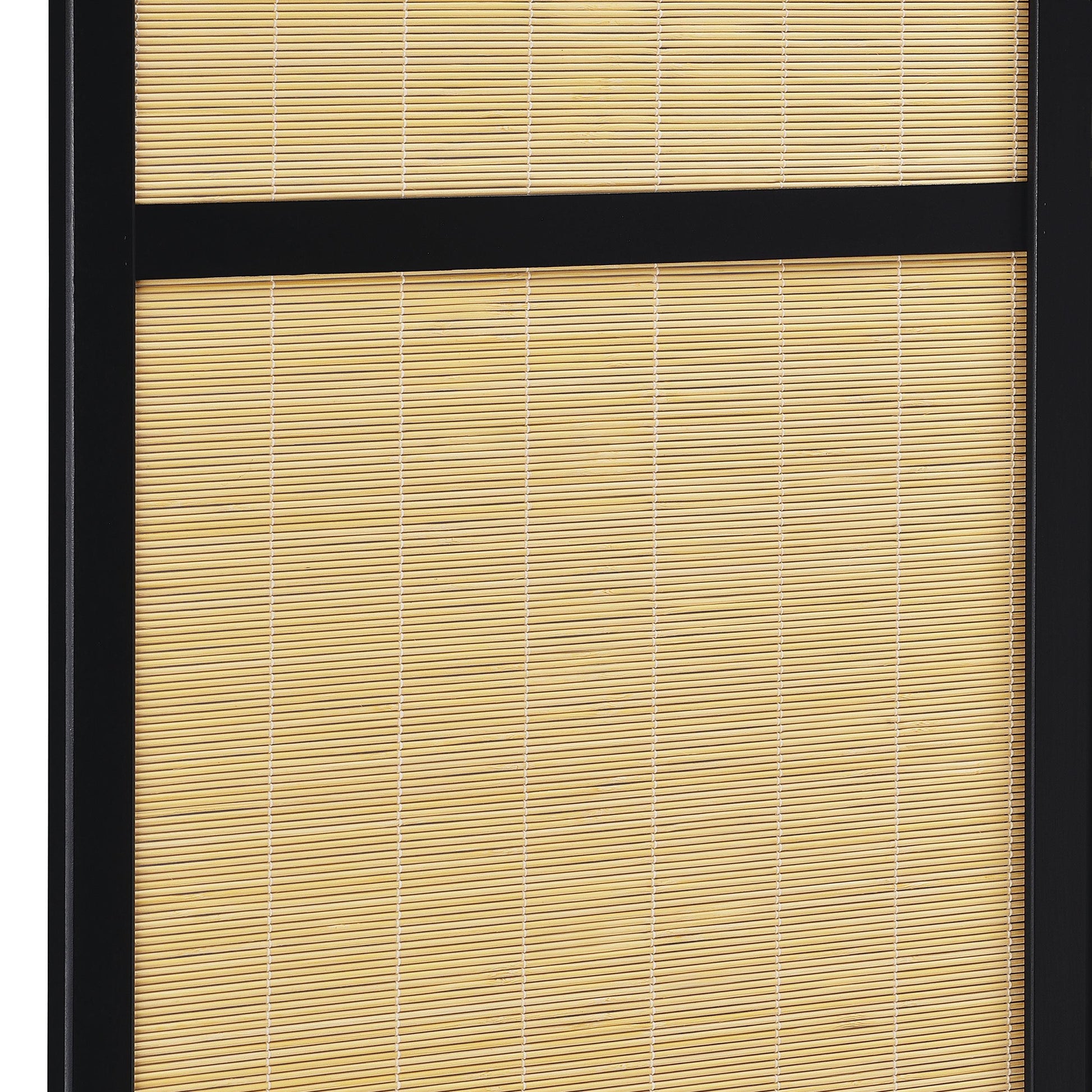  Coaster Furniture Pearce 961648 4-panel Bamboo Room Divider Folding Screen - Natural IMAGE 6