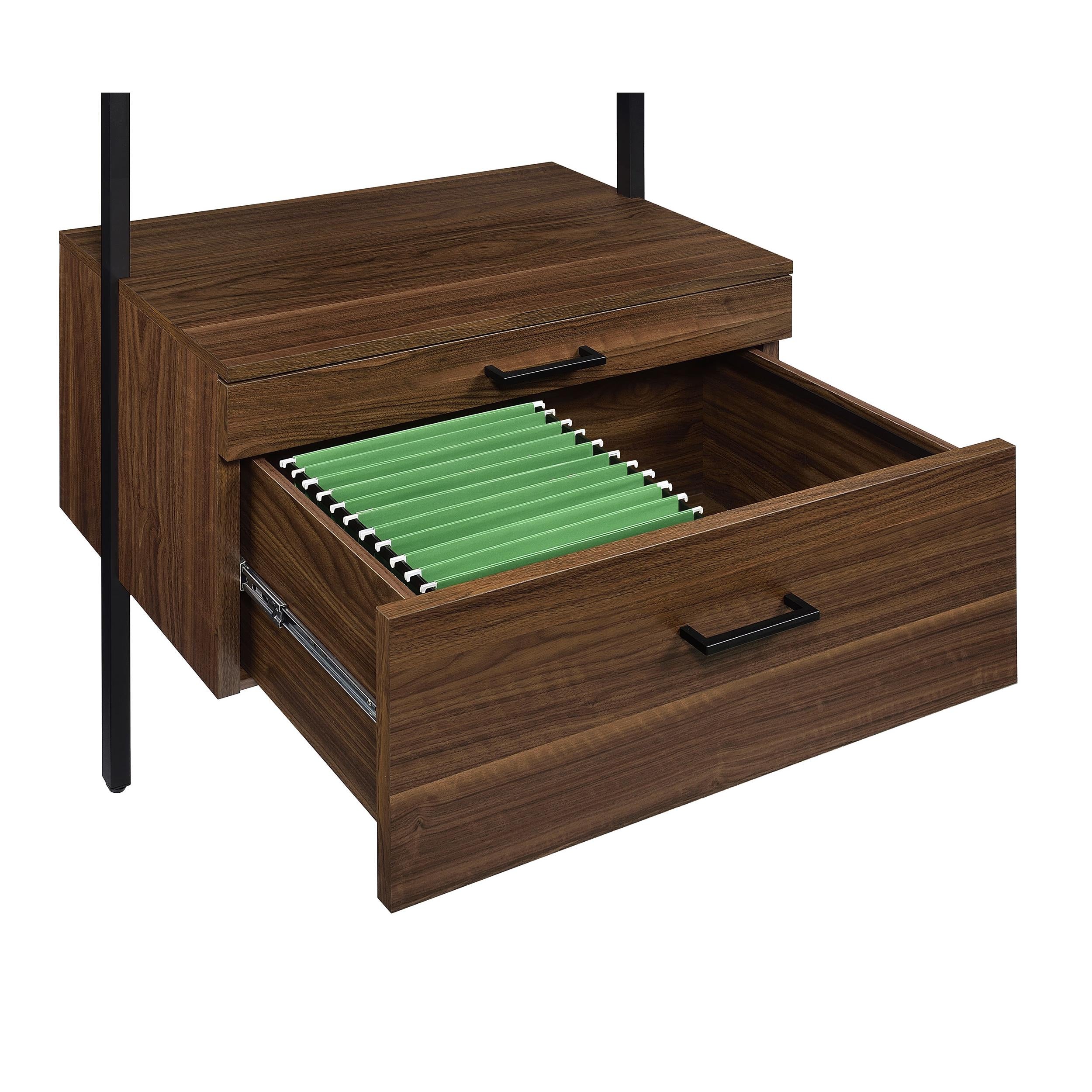  Coaster Furniture Owens 980074 96-inch 4-shelf Storage Wall Bookshelf - Walnut IMAGE 12