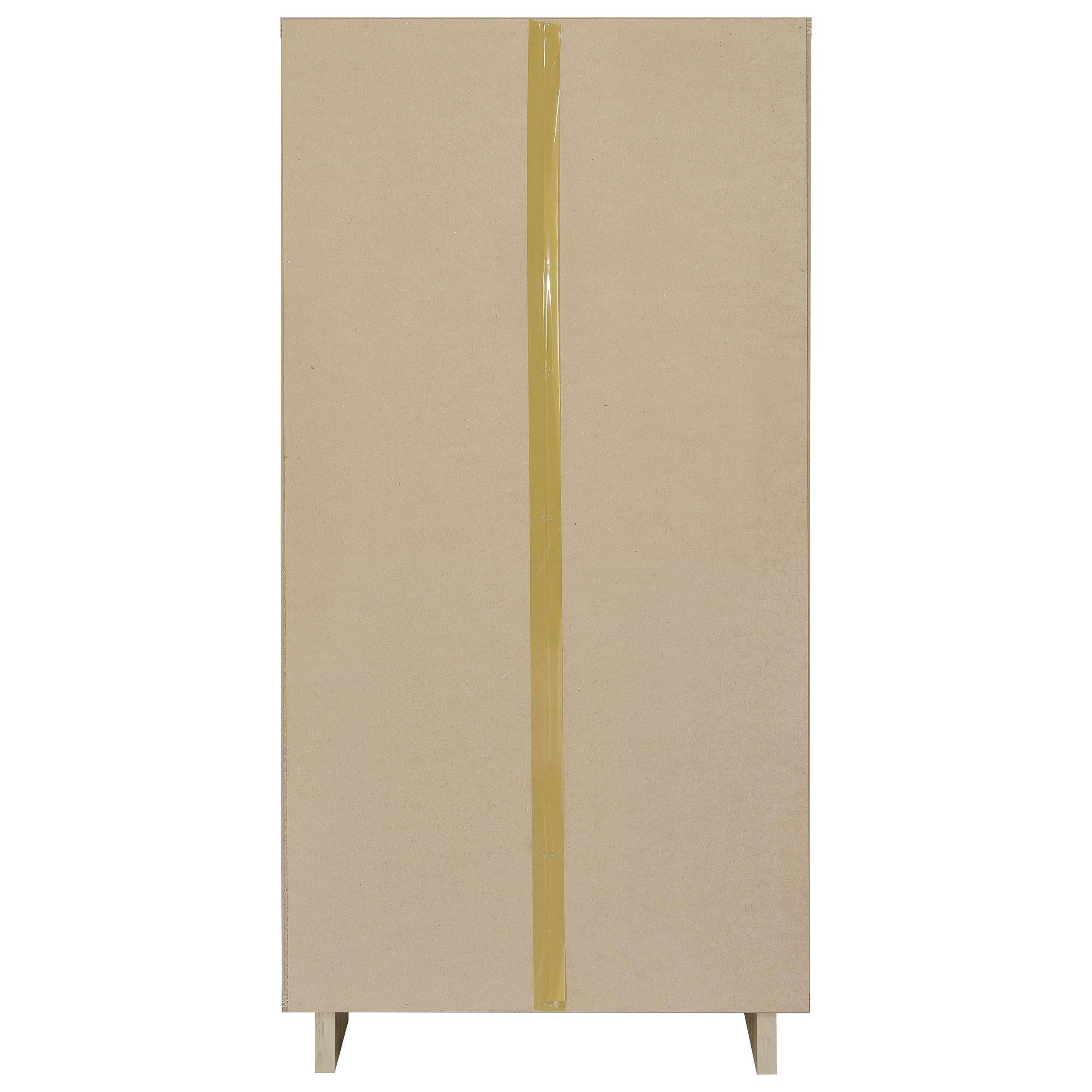  Coaster Furniture Dalton 980075 65-inch 6-shelf Bookcase - White and Distressed Pine IMAGE 5