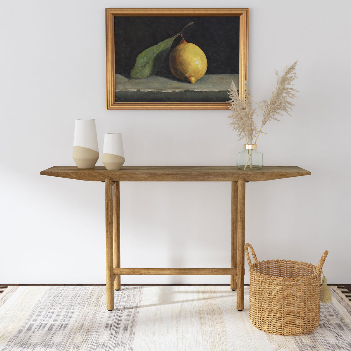  Coaster Furniture Darius 930128 Solid Wood Entryway Console Table - Natural Mango IMAGE 10