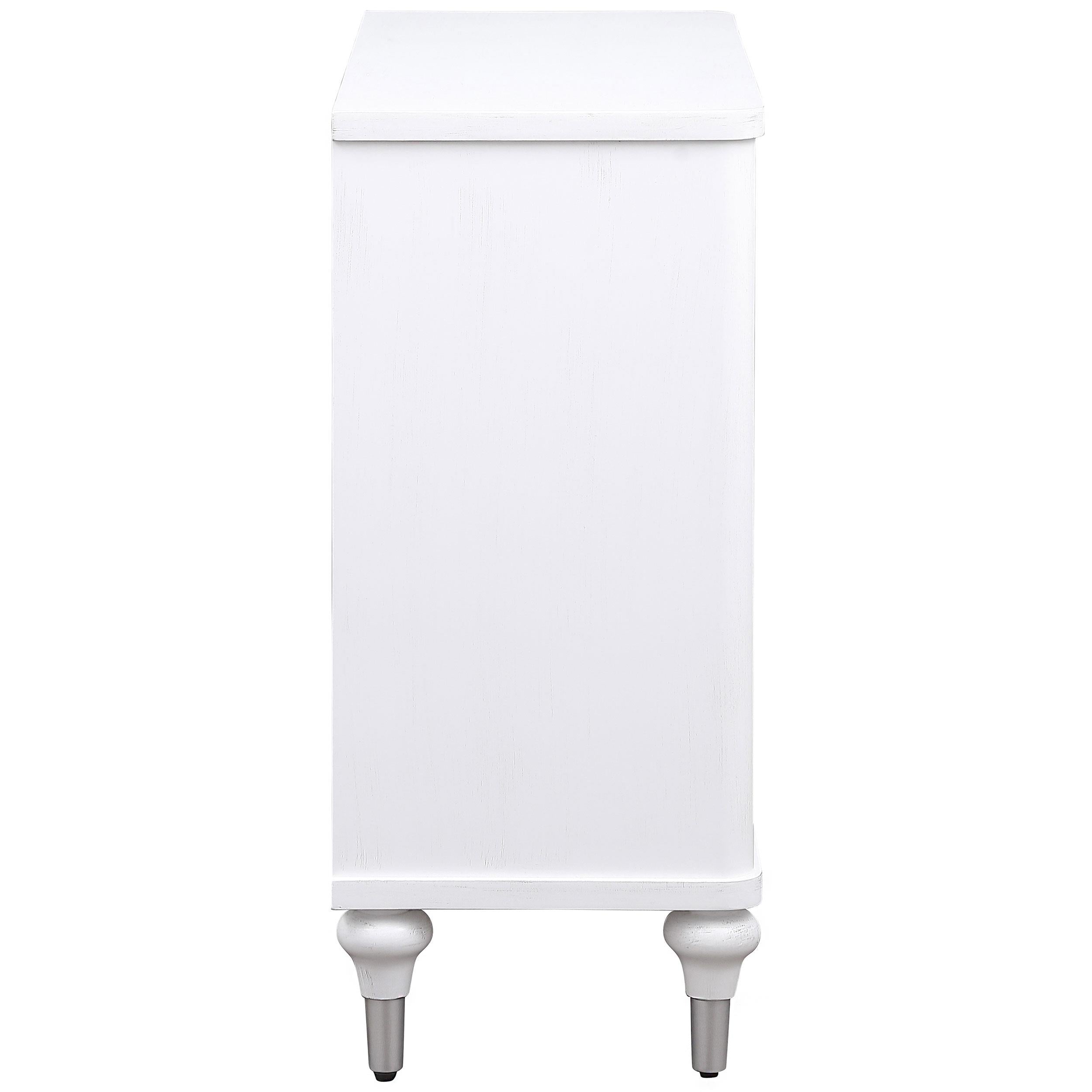  Coaster Furniture Cardella 950411 2-door Mandala Accent Cabinet - Distressed White IMAGE 8