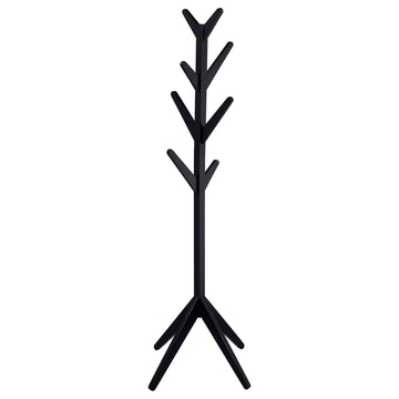  Coaster Furniture Margaret 983272 Solid Wood Coat Rack Clothing Hanger - Black IMAGE 1