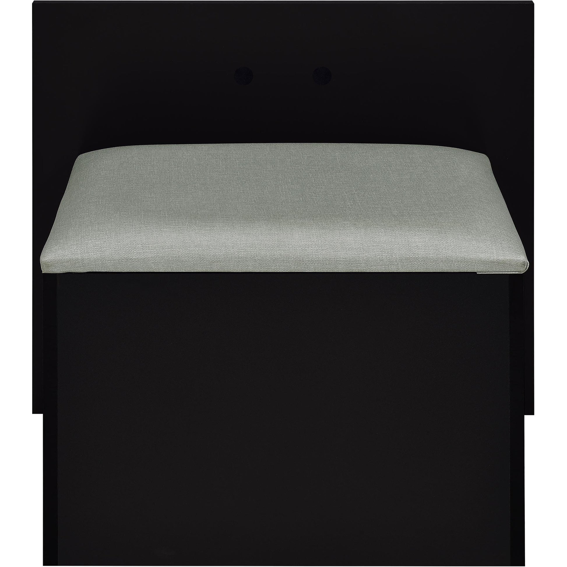  Coaster Furniture Flora 930219 2-drawer Vanity Set with LED Mirror - Black High Gloss IMAGE 14