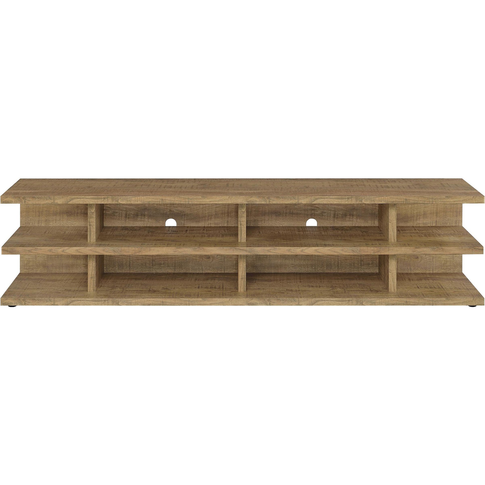  Coaster Furniture Cartmill 710543 78-inch 2-tier TV Stand Media Console - Mango IMAGE 3