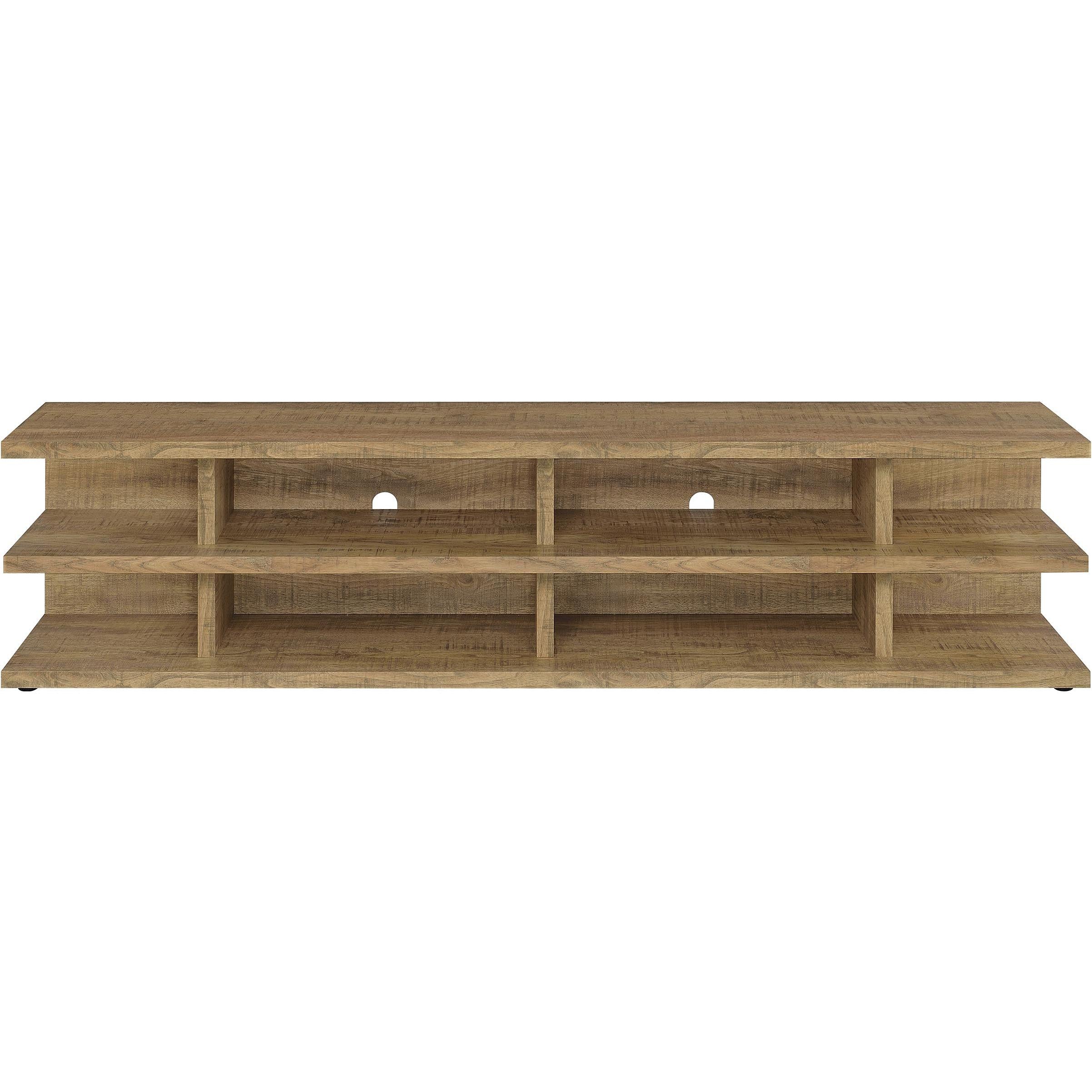  Coaster Furniture Cartmill 710543 78-inch 2-tier TV Stand Media Console - Mango IMAGE 3