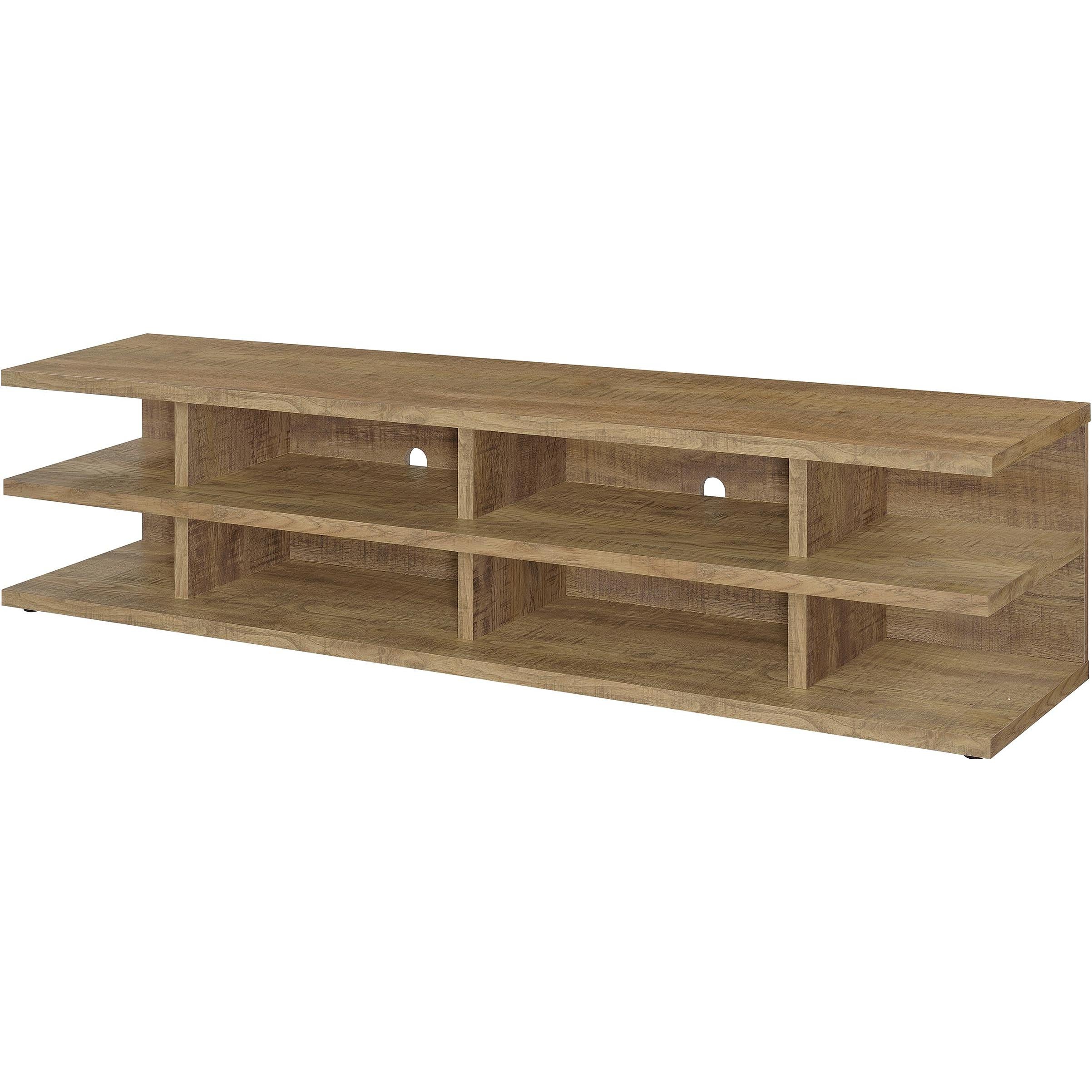  Coaster Furniture Cartmill 710543 78-inch 2-tier TV Stand Media Console - Mango IMAGE 4