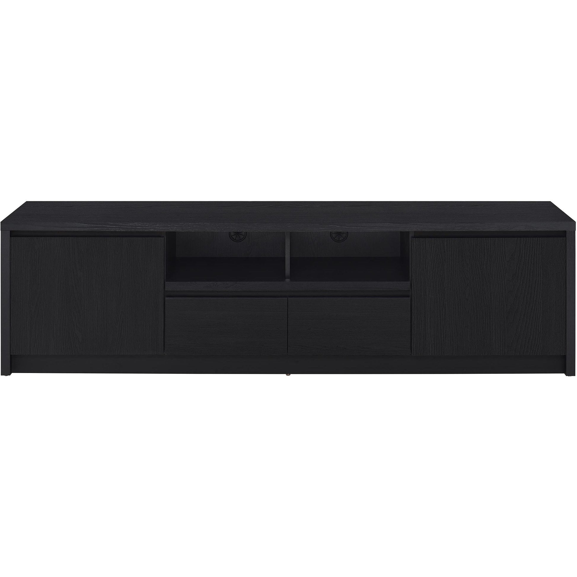  Coaster Furniture Winfield 706223 78-inch 2-door TV Stand Media Console - Black IMAGE 4