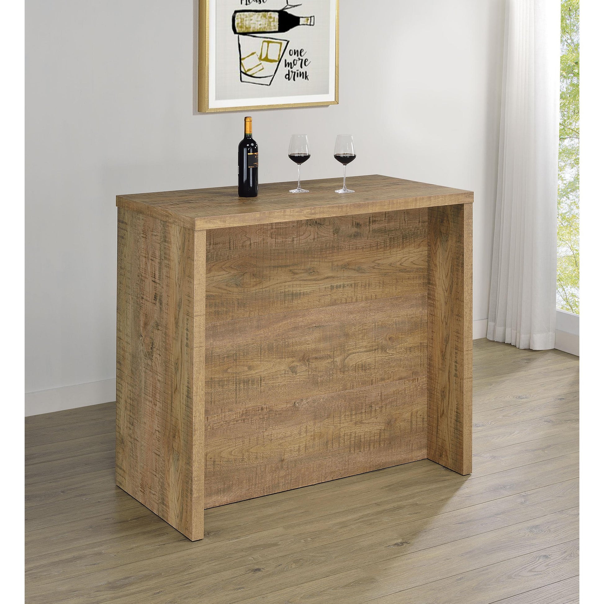  Coaster Furniture Topanga 182785 Engineered Wood Freestanding Home Bar - Mango IMAGE 8