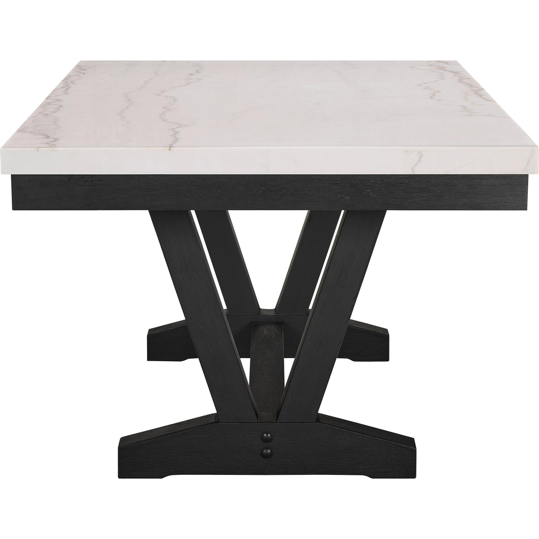  Crown Mark Varley 1320T-4272 Genuine Marble Dining Table IMAGE 1