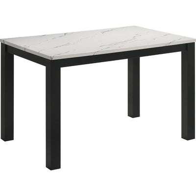  Crown Mark Resia 2120T-3048 Dining Table - White IMAGE 1