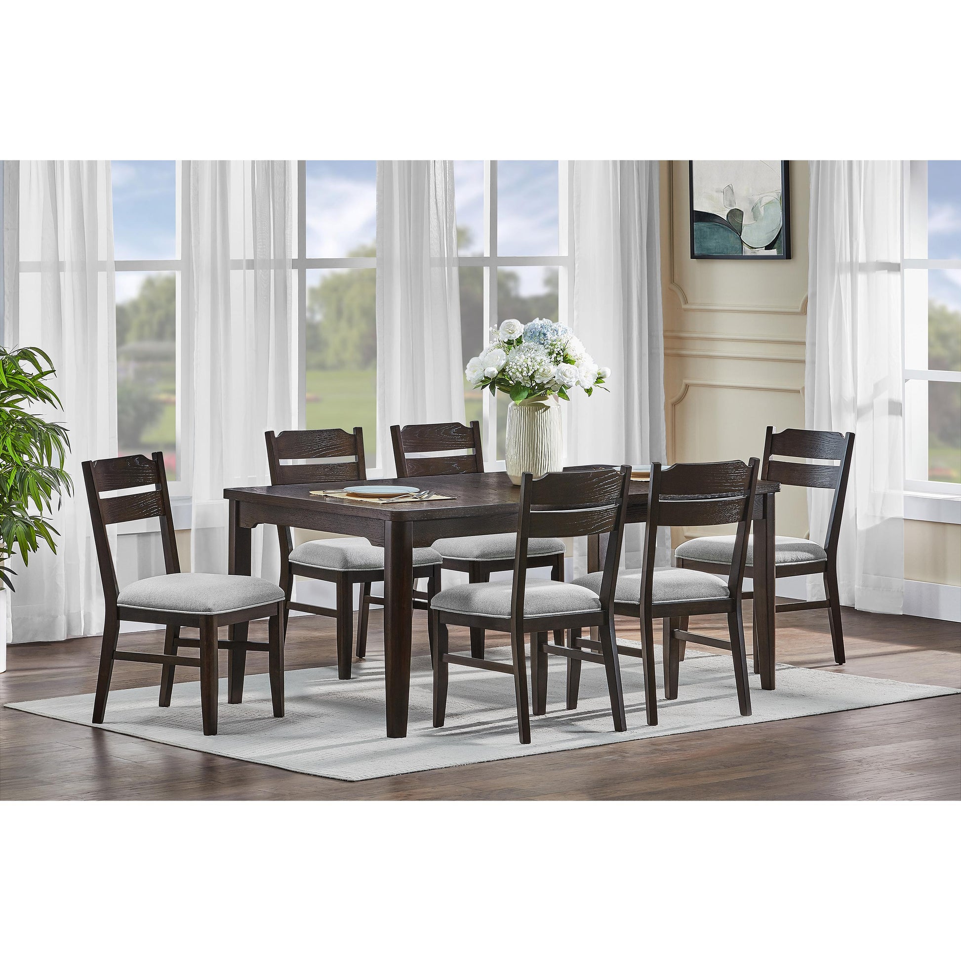  Crown Mark Higgins 2204T-4072 Dining Table IMAGE 3