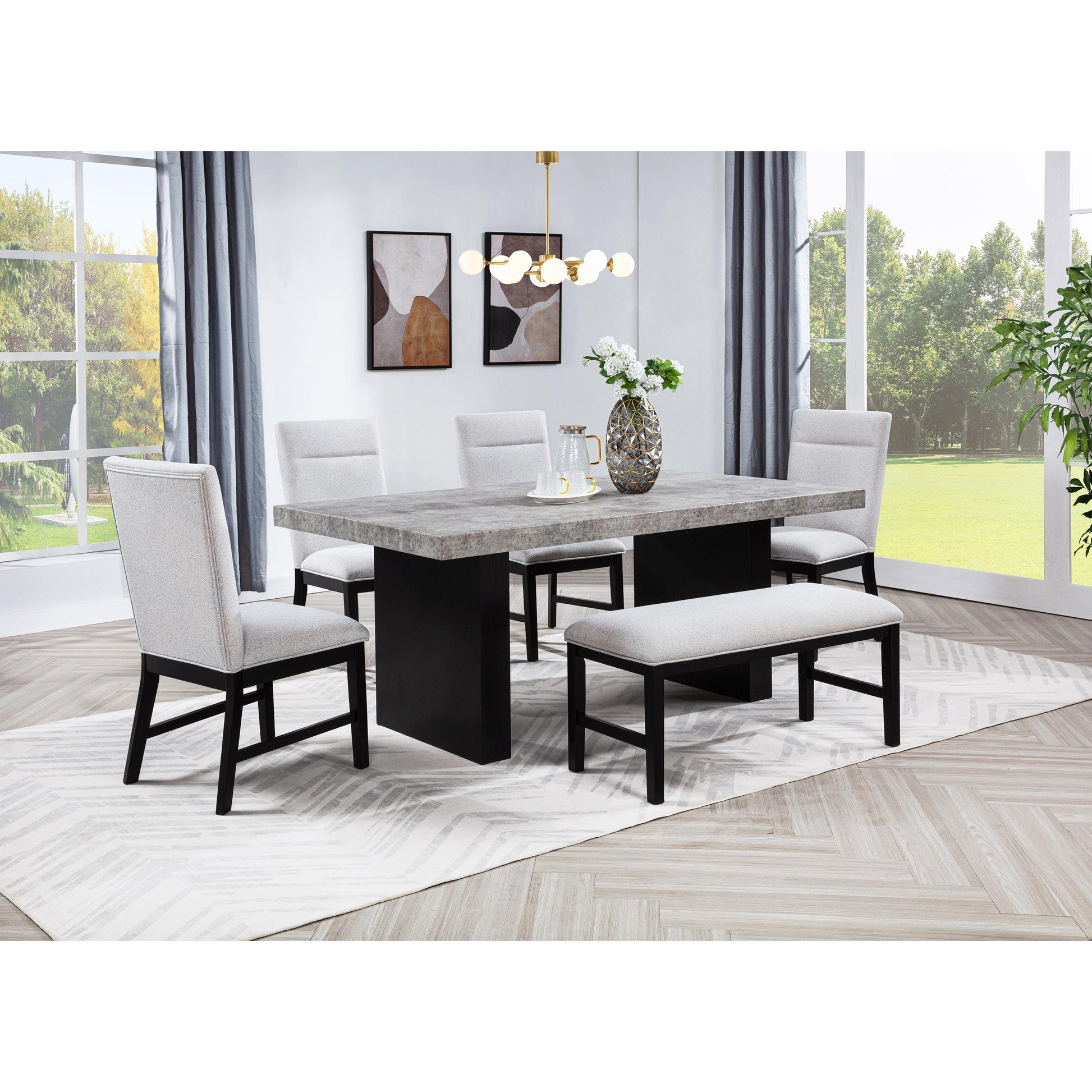  Crown Mark Sebastian 2225T-3972 Dining Table IMAGE 2