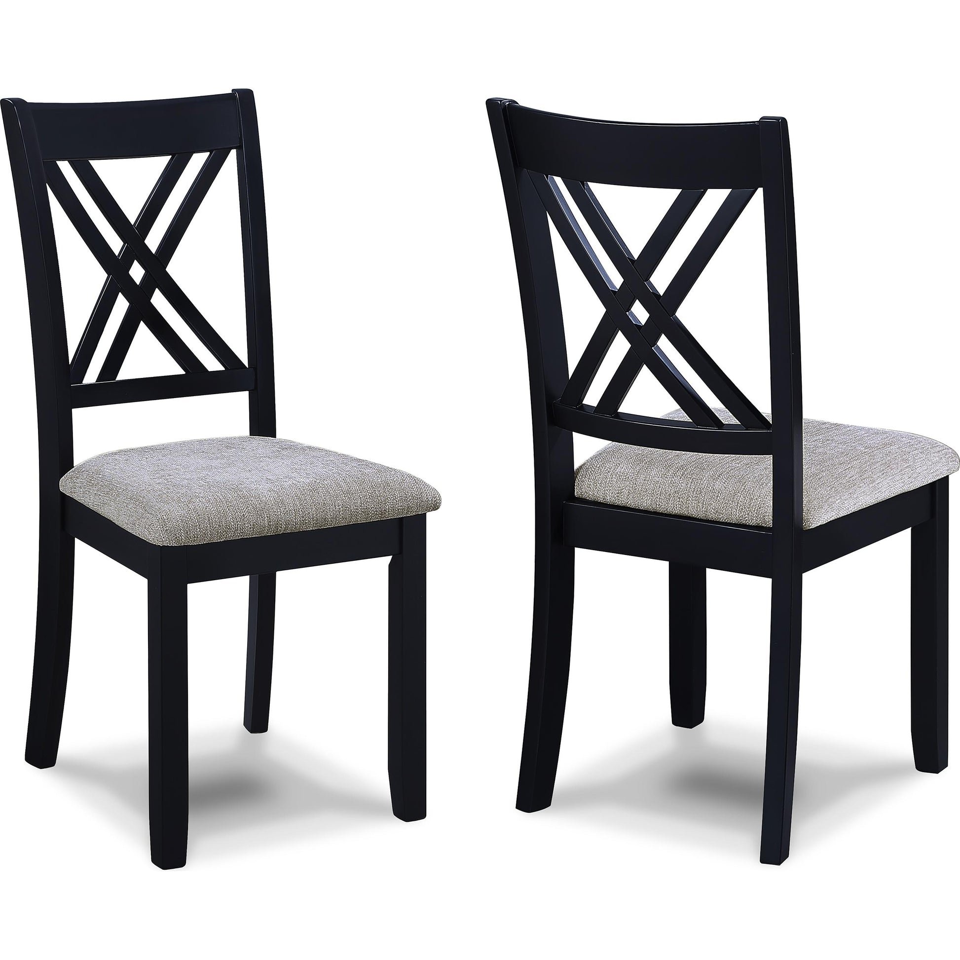  Crown Mark Eloise 2430SET-LG 7 pc Dinette - Light Grey IMAGE 3