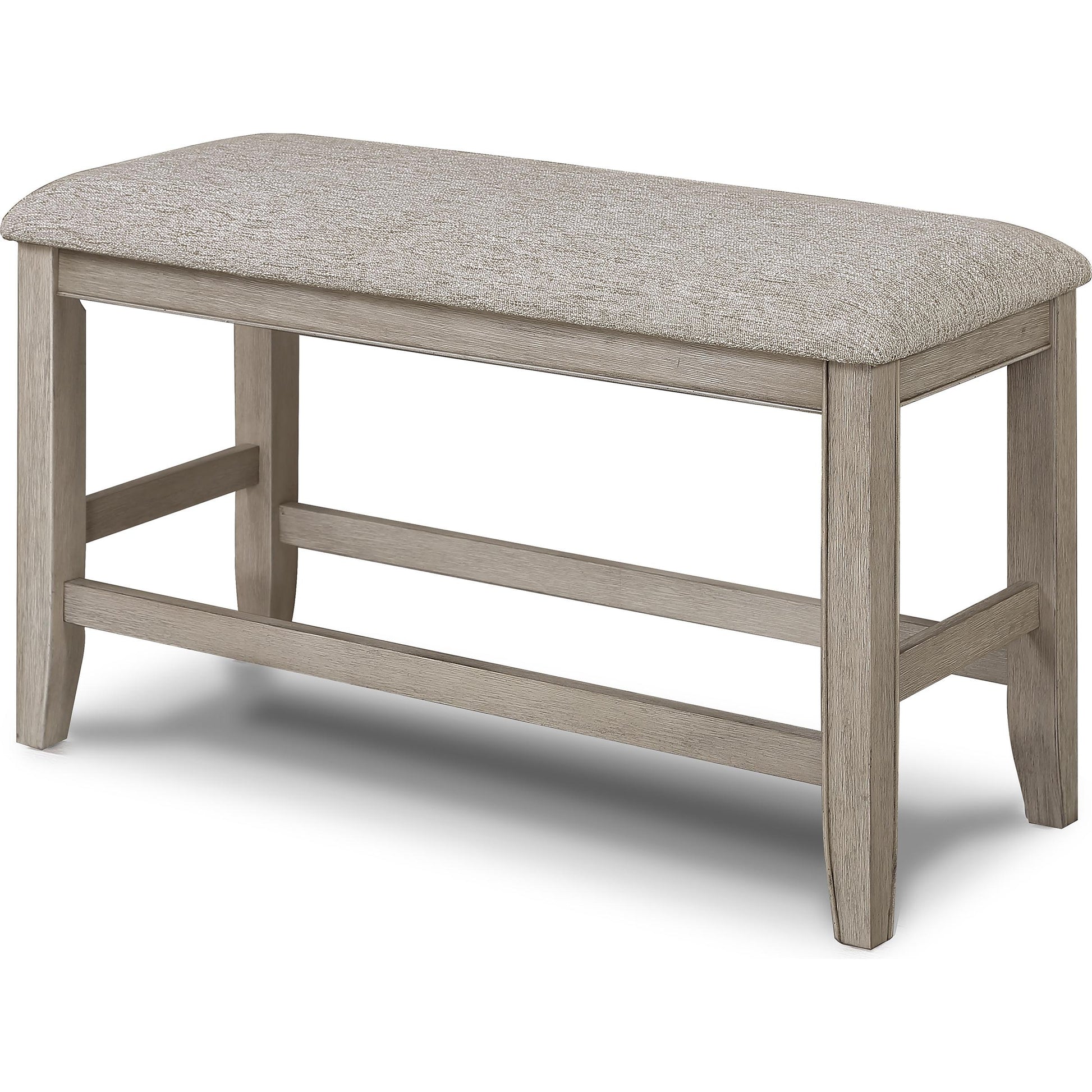  Crown Mark Fulton 2727MB-BENCH Counter Height Bench - White Oak IMAGE 1