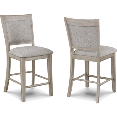  Crown Mark Fulton 2727MB-S-24 Counter Height Chair - White Oak IMAGE 1