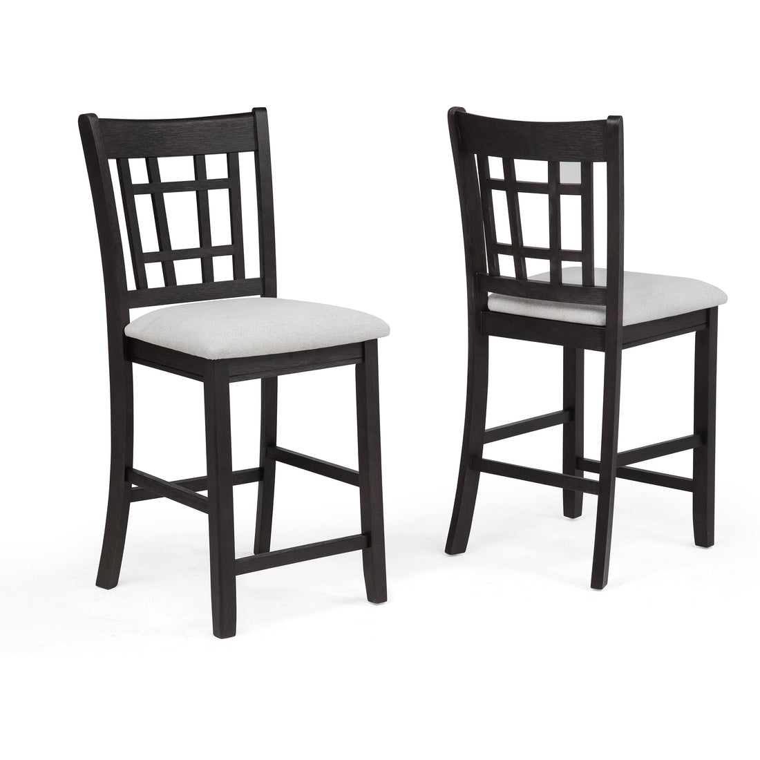  Crown Mark Hartwell 2795BK-S-24 Counter Height Chair - Charcoal Black IMAGE 1