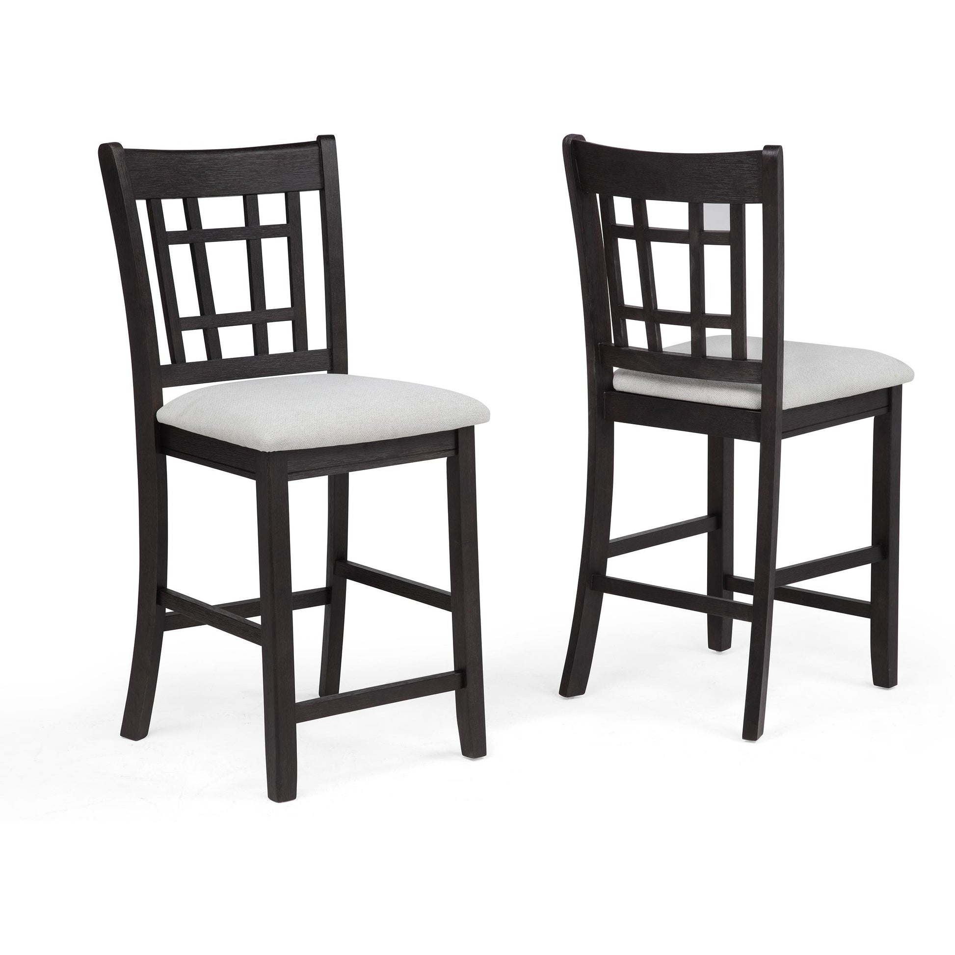  Crown Mark Hartwell 2795BK-S-24 Counter Height Chair - Charcoal Black IMAGE 1