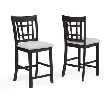 Crown Mark Hartwell 2795BK-S-24 Counter Height Chair - Charcoal Black IMAGE 1