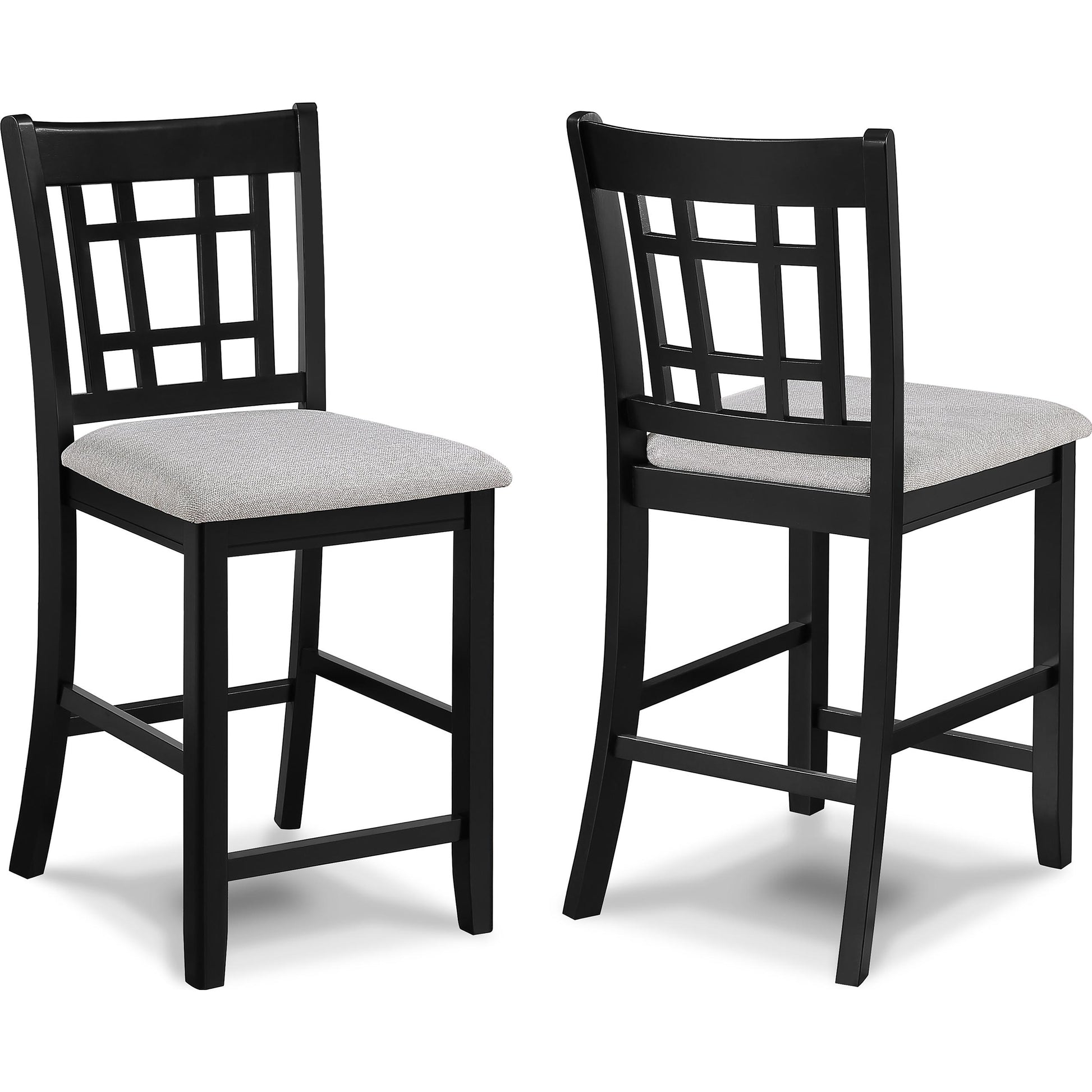  Crown Mark Hartwell 2795LG-S-24 Counter Height Chair - Light Grey IMAGE 1