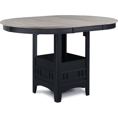  Crown Mark Hartwell 2795LG-T-4260 Counter Height Dining Table - Light Grey IMAGE 1