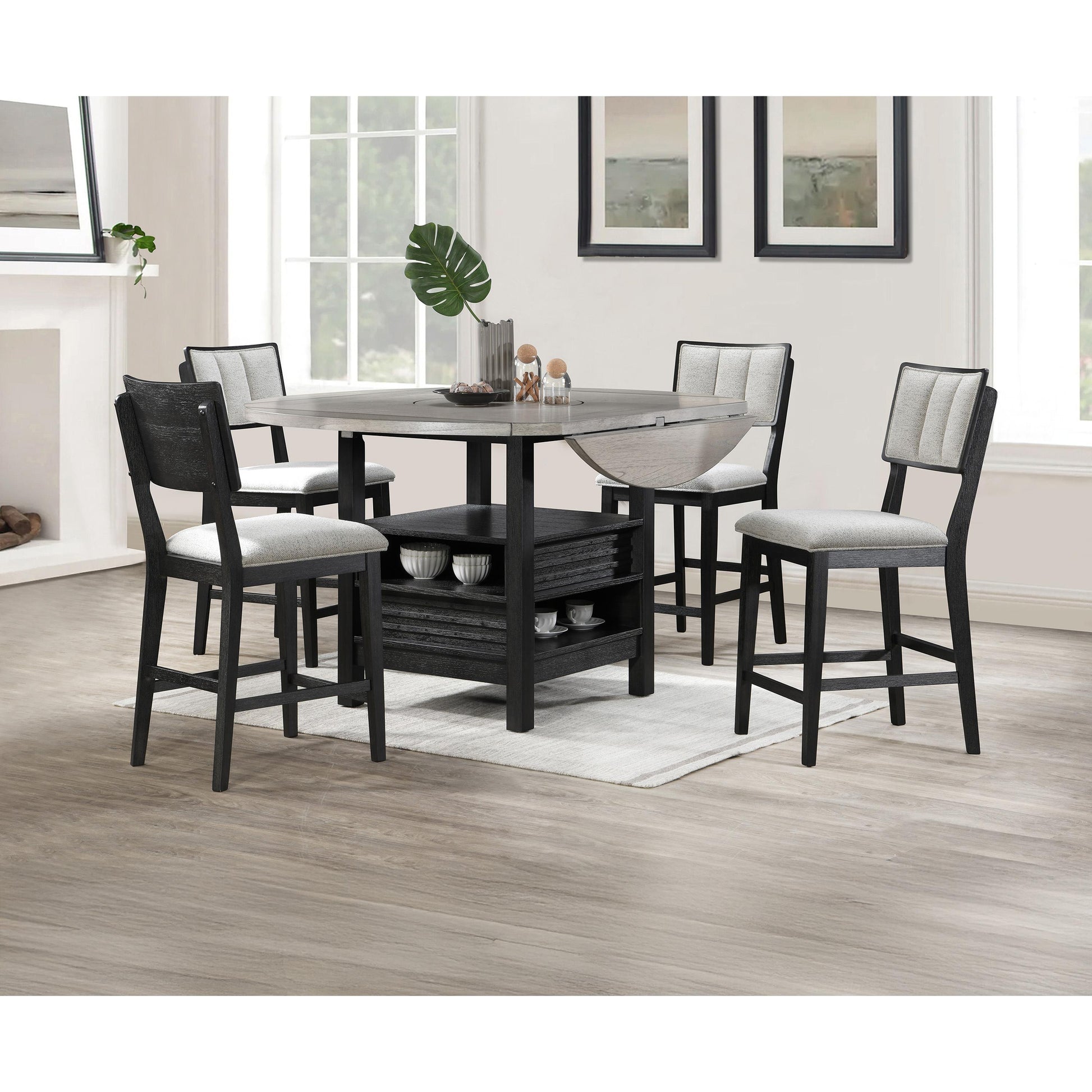  Crown Mark Cline 2850LG-S-24 Counter Height Chair IMAGE 4