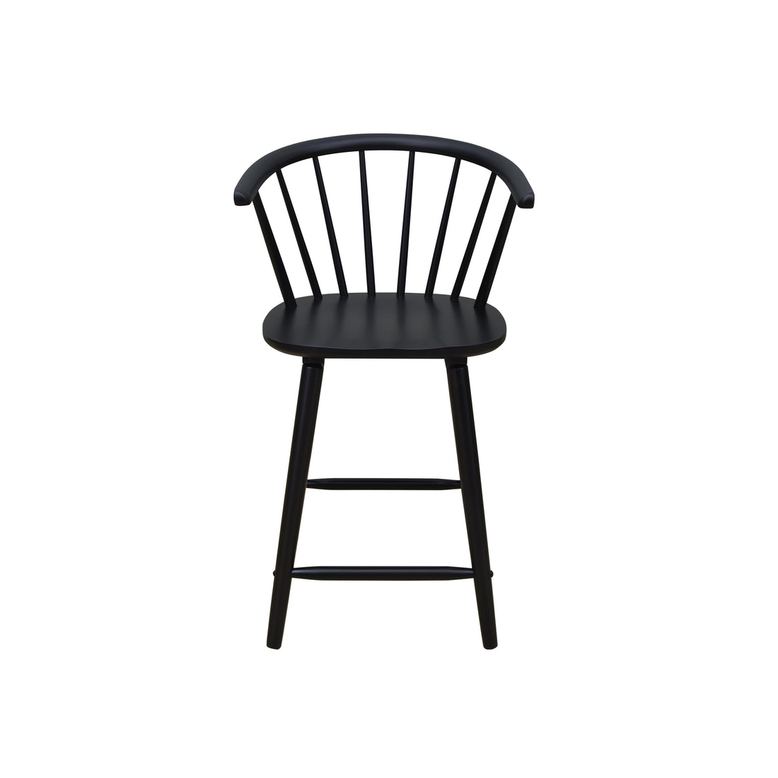  Crown Mark Janna 2981BK-24 Counter Height Stool - Black IMAGE 1