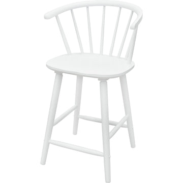  Crown Mark Janna 2981WH-24 Counter Height Stool - White IMAGE 1