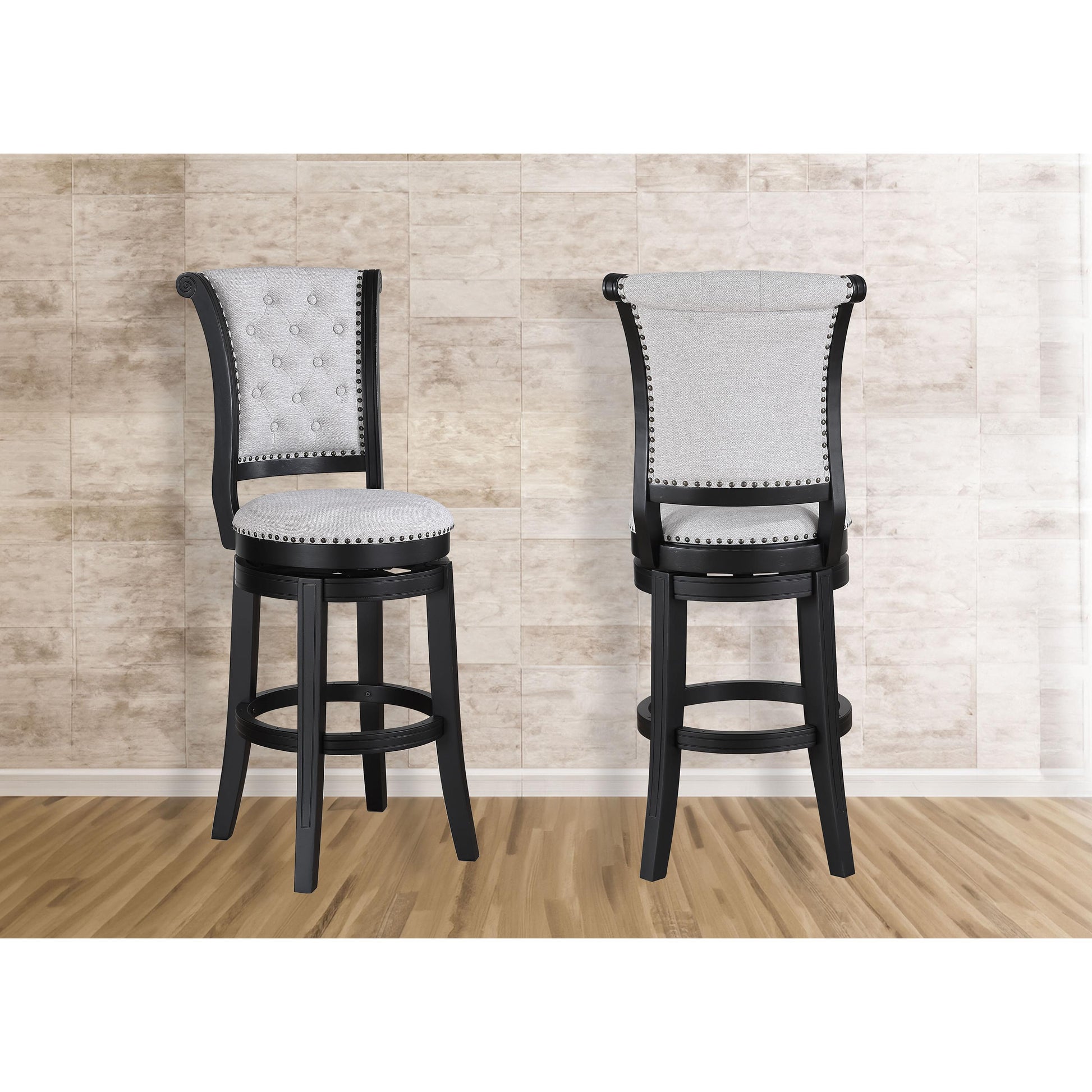  Crown Mark Granville 2992DV-29 Swivel Bar Stool - Dove IMAGE 4