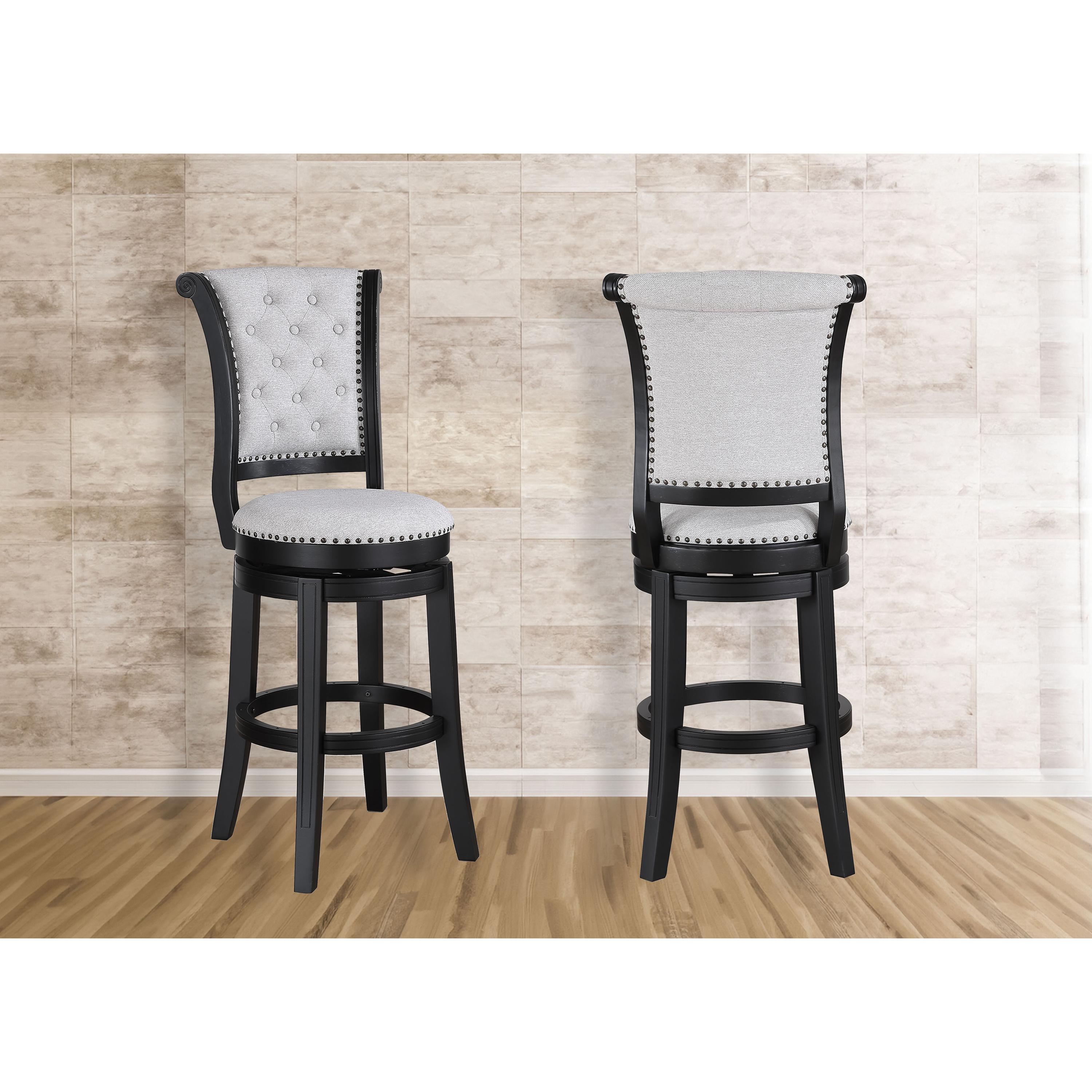  Crown Mark Granville 2992DV-29 Swivel Bar Stool - Dove IMAGE 4