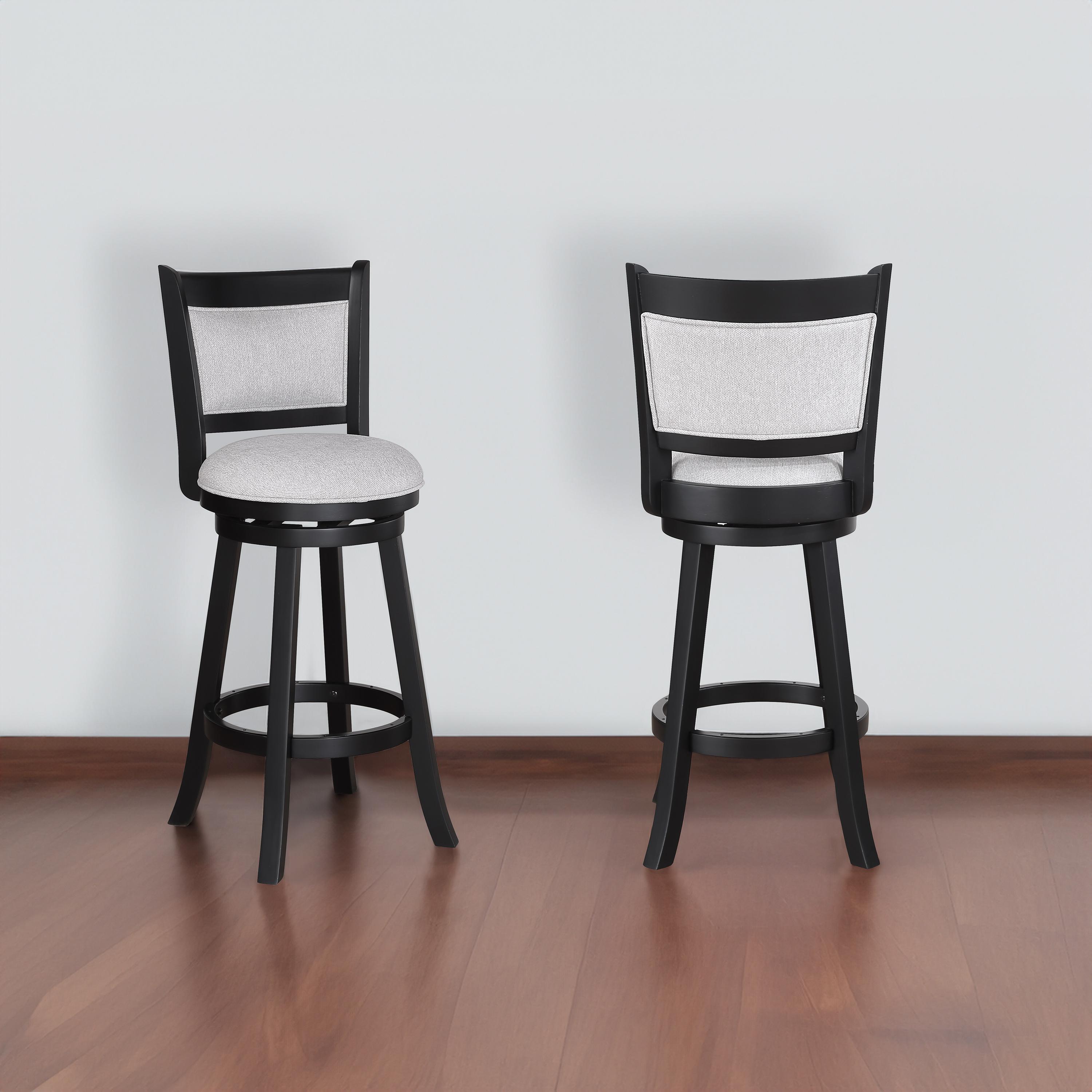  Crown Mark Cecil 2998DV-29 Swivel Bar Stool - Dove IMAGE 4