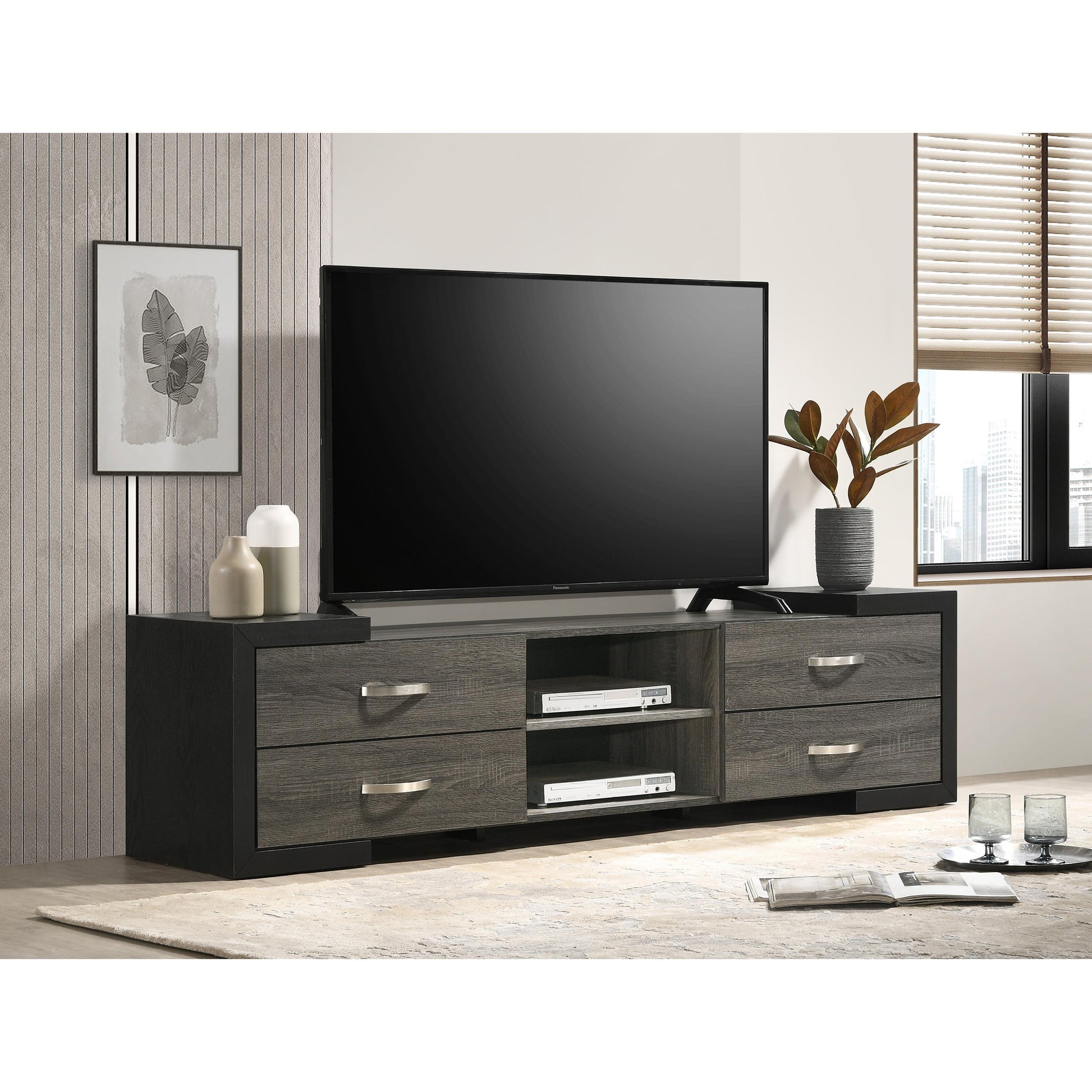  Crown Mark Brant 4812GY-9 TV Stand IMAGE 3