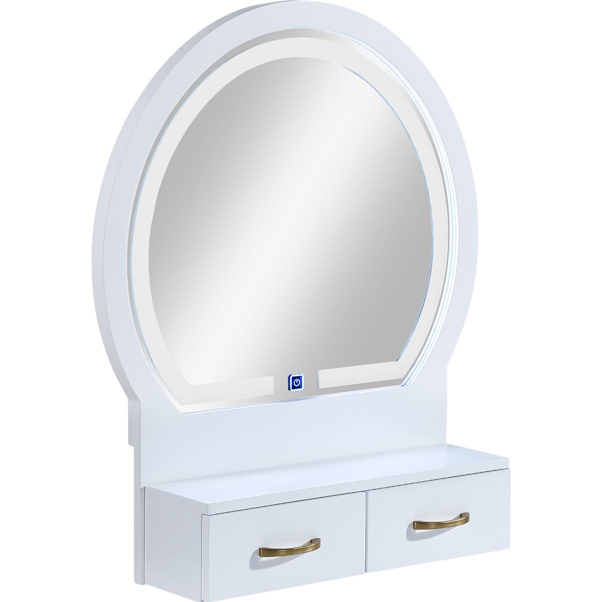  Crown Mark Cecilia 4905SET-WH Vanity Table & Stool - White IMAGE 4