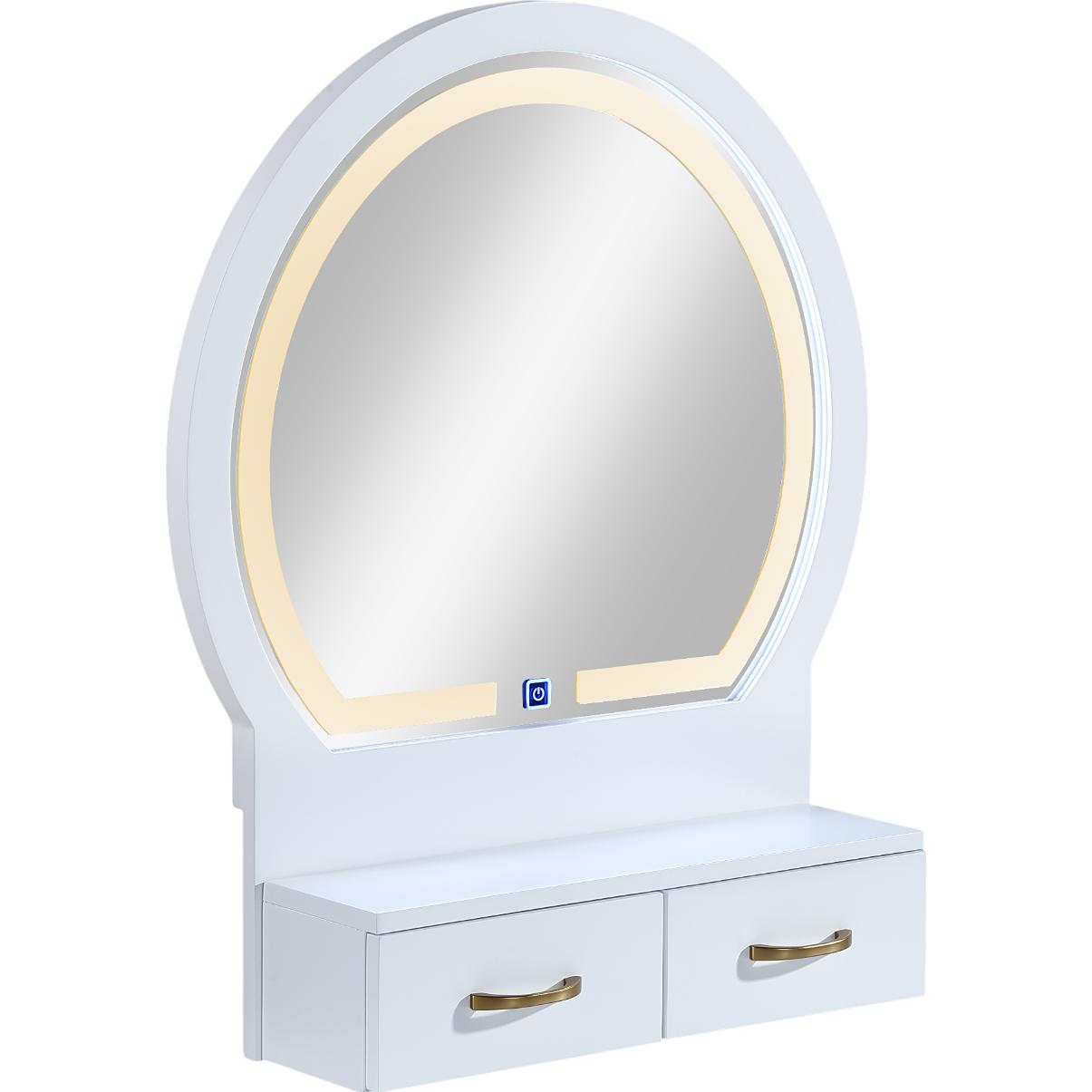  Crown Mark Cecilia 4905SET-WH Vanity Table & Stool - White IMAGE 5