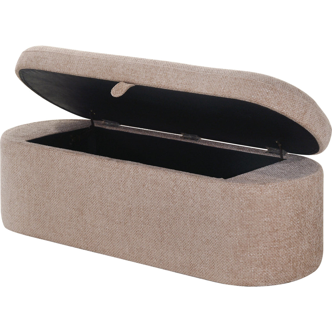  Crown Mark Philipa 4924MV-BENCH Storage Bench - Mauve Tweed IMAGE 1