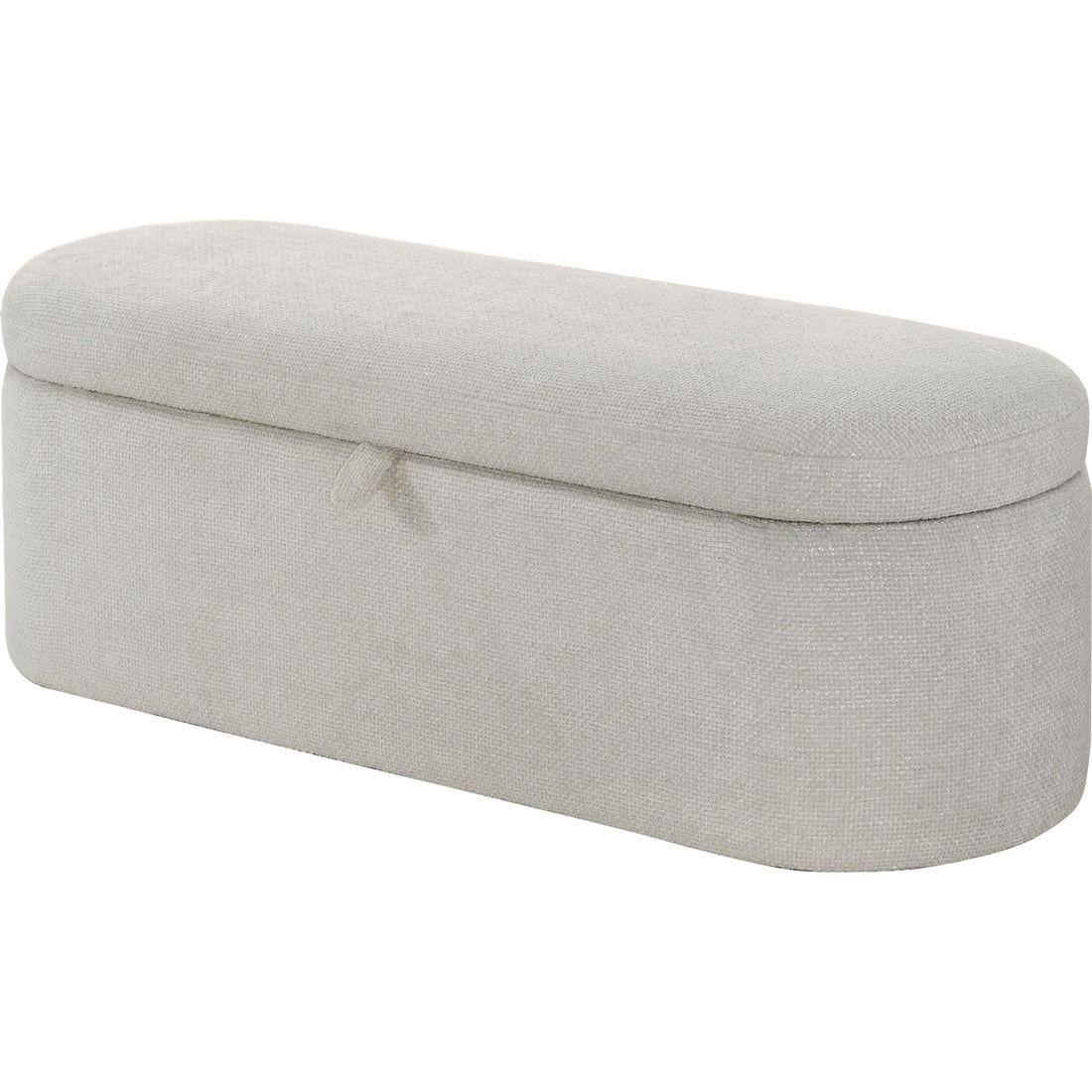  Crown Mark Philipa 4924OT-BENCH Storage Bench - Oatmeal Tweed IMAGE 1