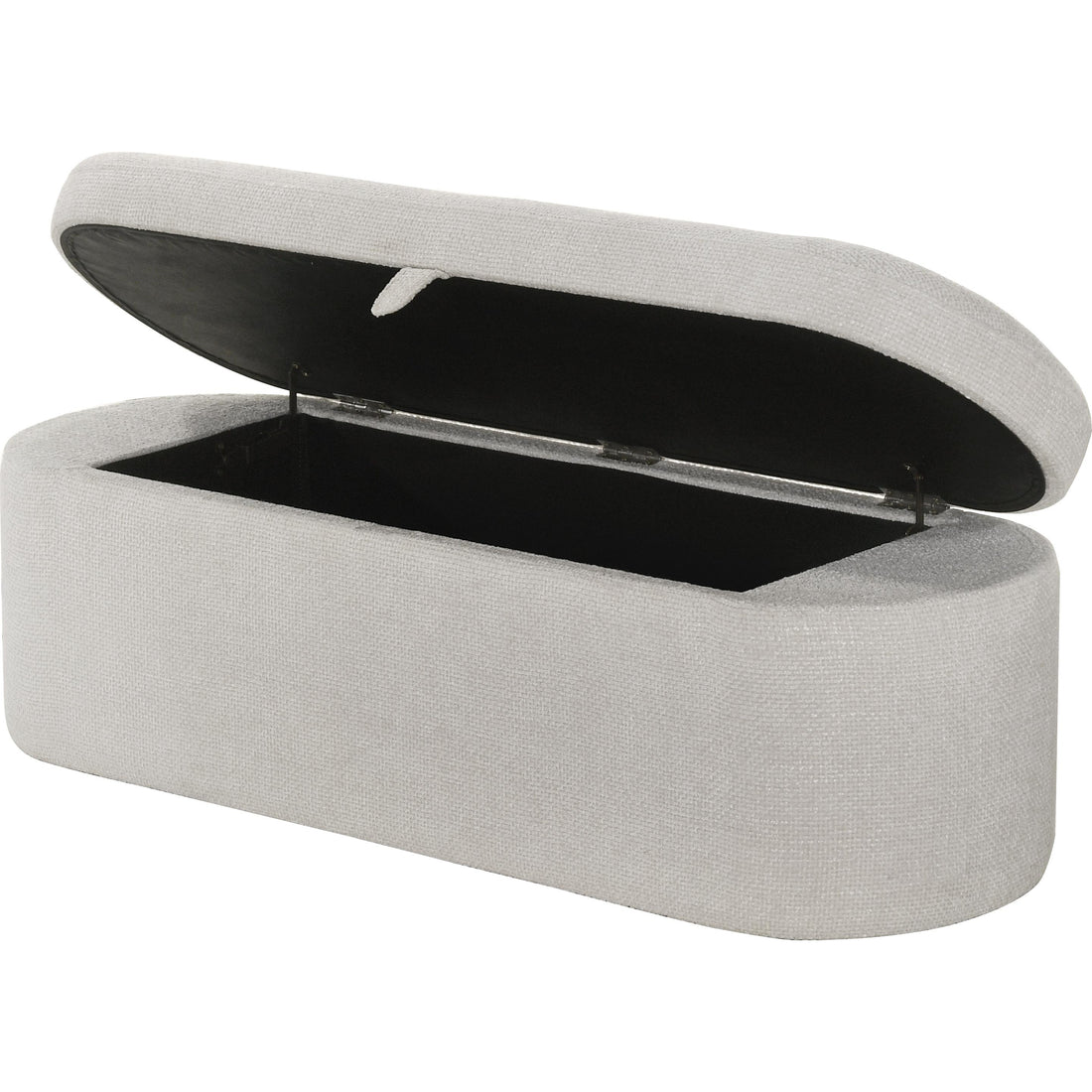  Crown Mark Philipa 4924OT-BENCH Storage Bench - Oatmeal Tweed IMAGE 1