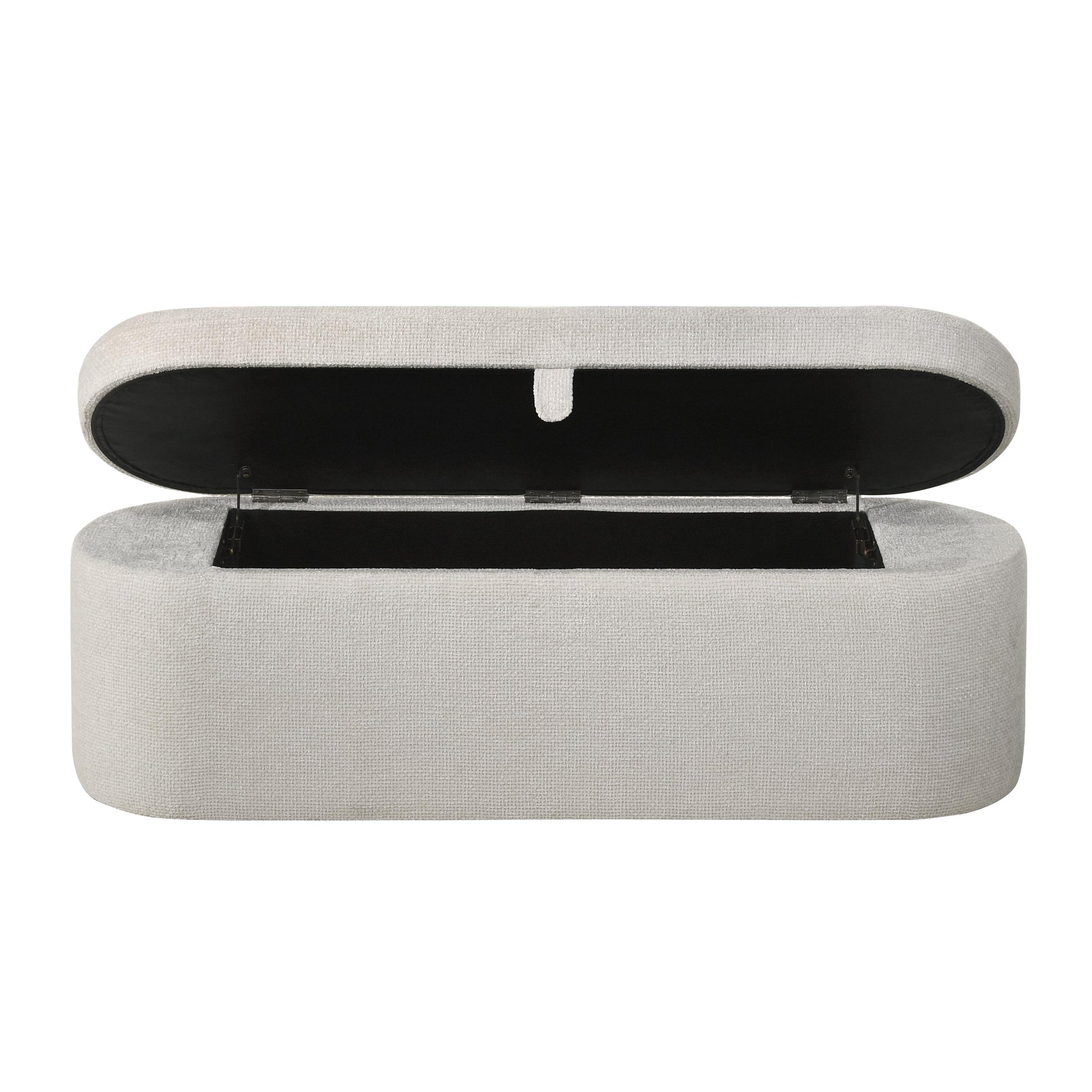  Crown Mark Philipa 4924OT-BENCH Storage Bench - Oatmeal Tweed IMAGE 3