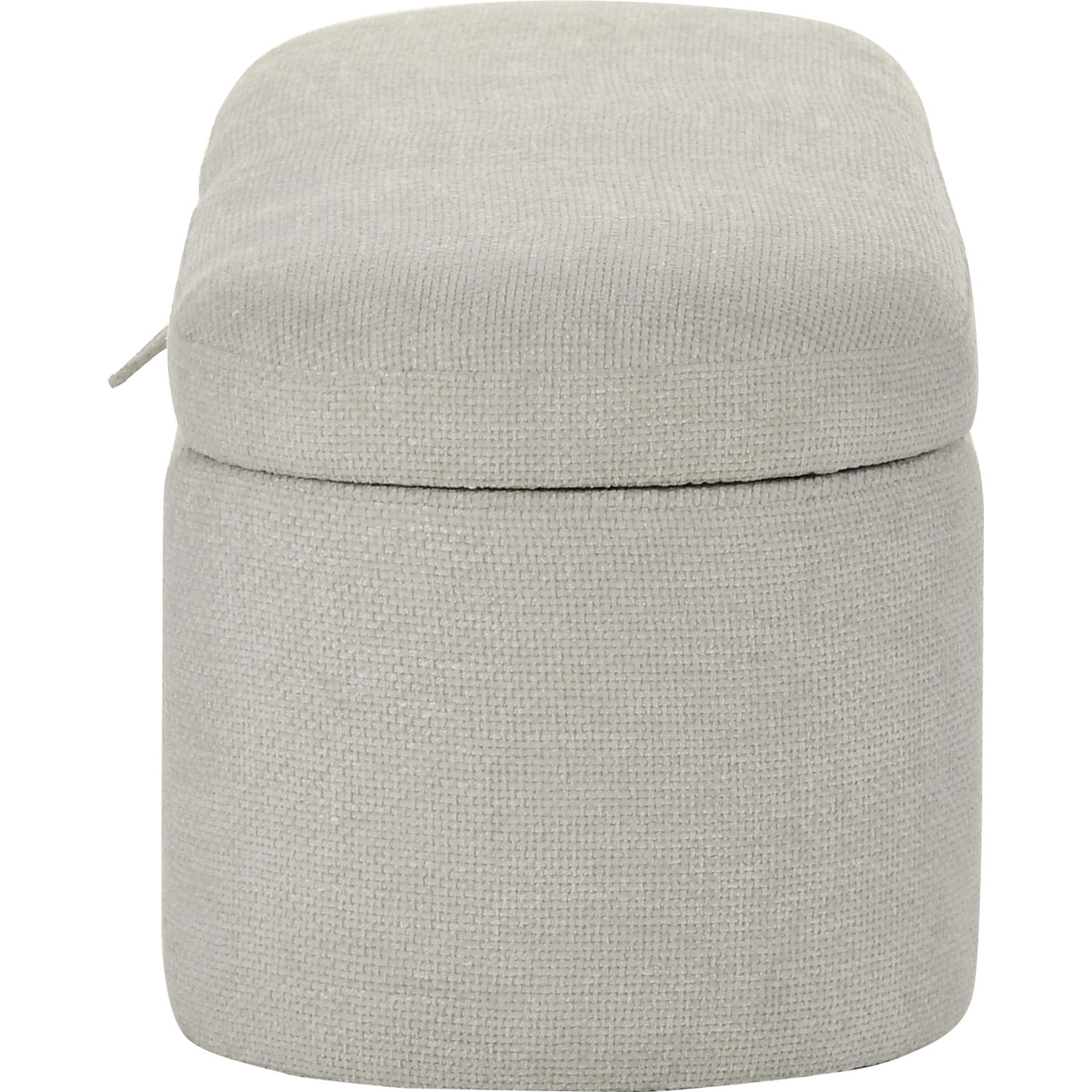  Crown Mark Philipa 4924OT-BENCH Storage Bench - Oatmeal Tweed IMAGE 4